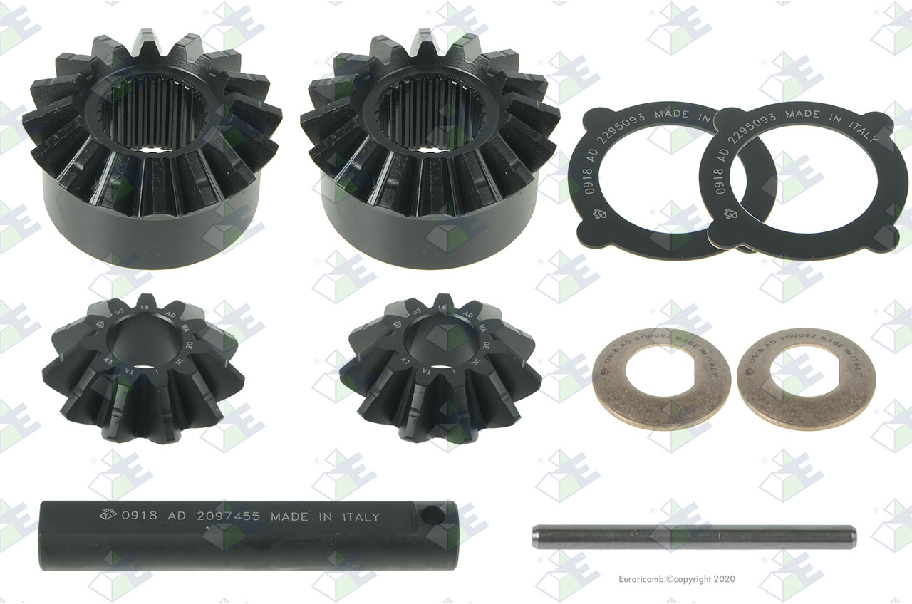 DIFFERENTIAL GEAR KIT suitable to EUROTEC 12000721