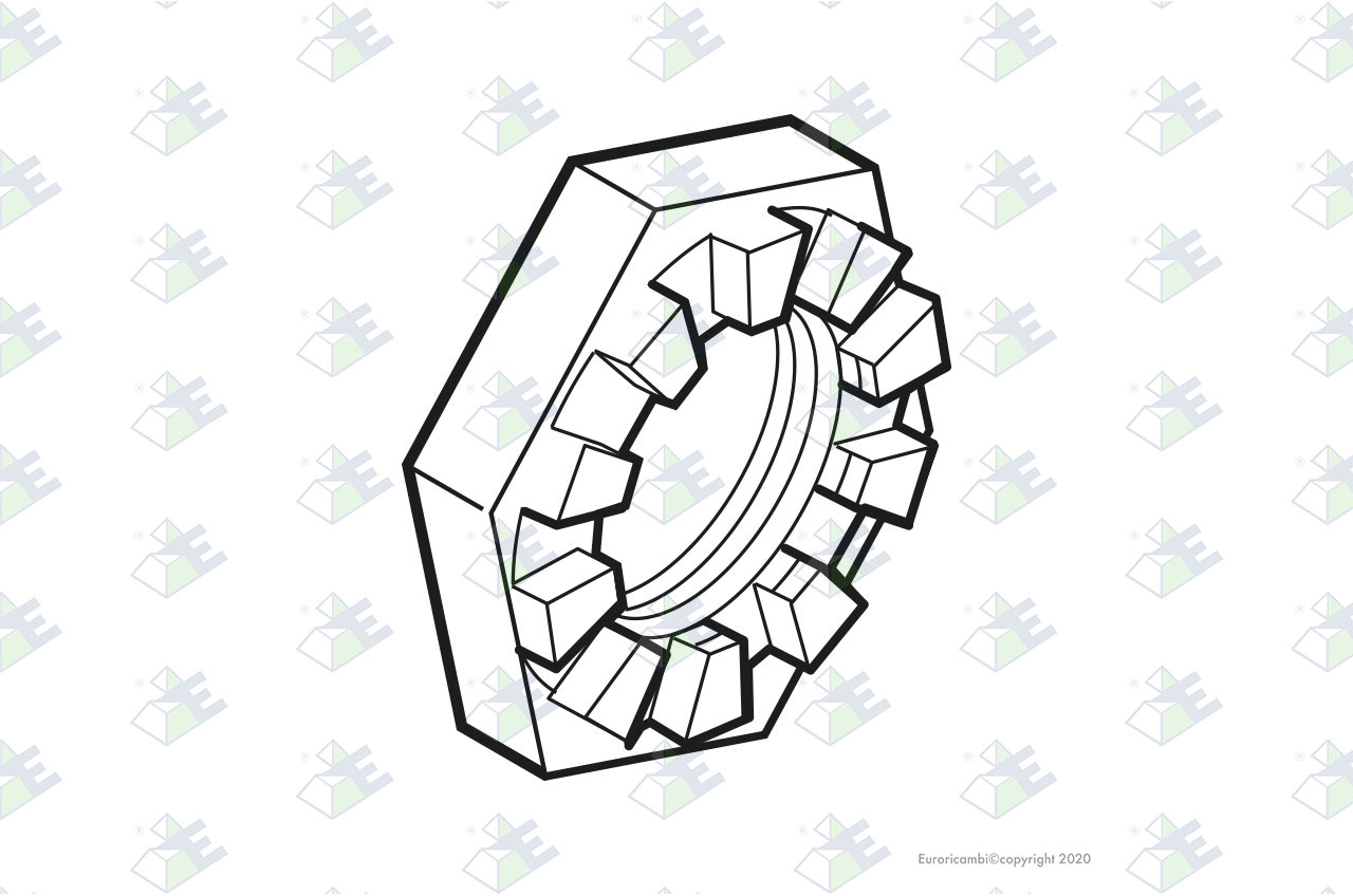 NUT 1"5/8-18 UNEF suitable to EUROTEC 24000835