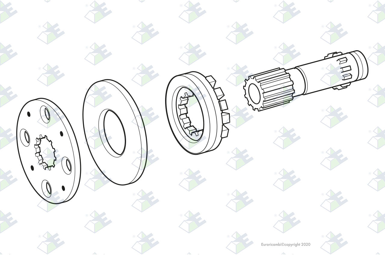 SLIDING CLUTCH KIT suitable to DANA - SPICER AXLES 98089