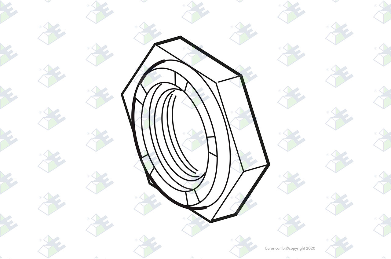 GROOVED NUT suitable to DANA - SPICER AXLES 95203