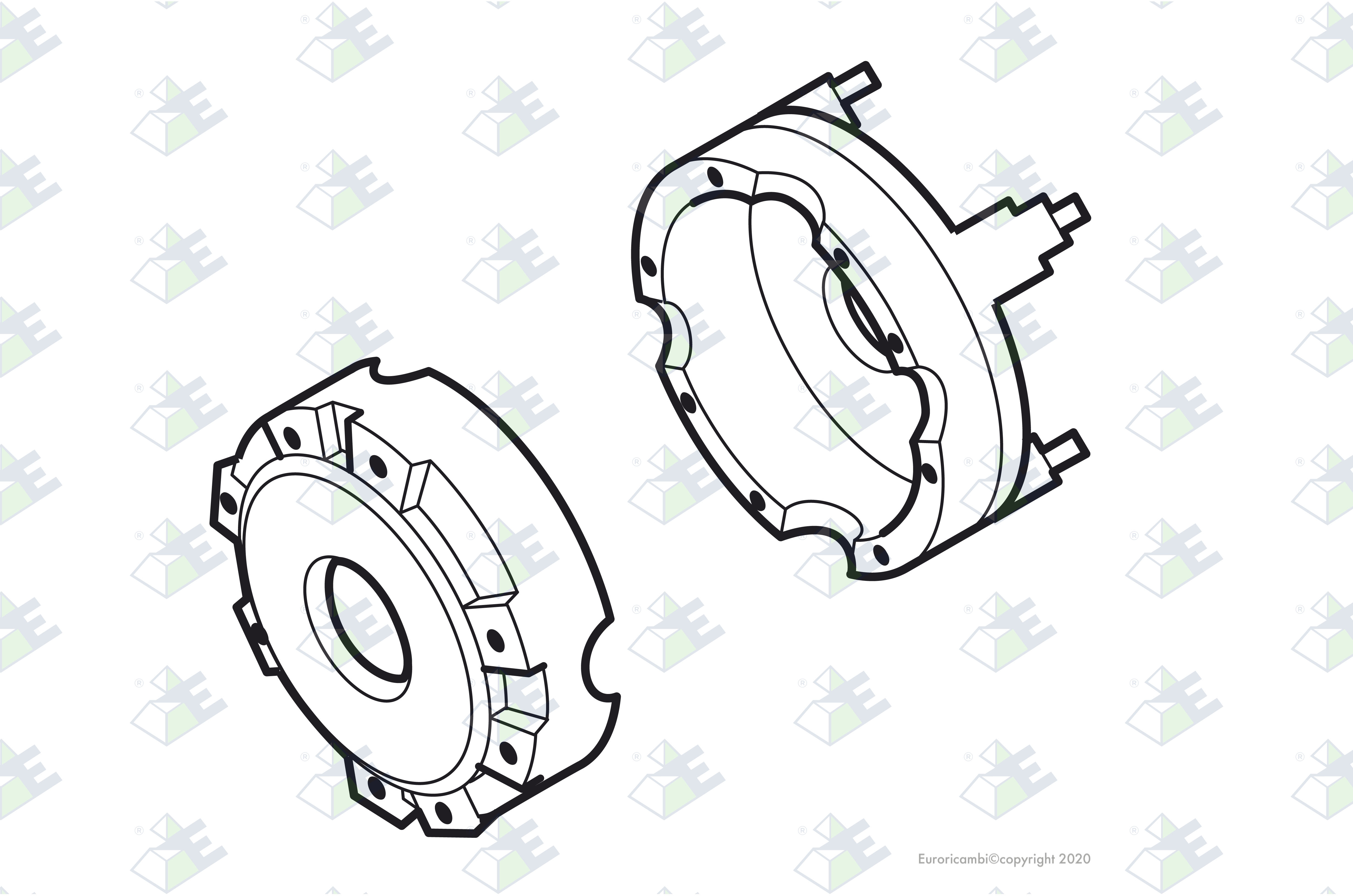 DIFF. CASE EMPTY suitable to DANA - SPICER AXLES 52112