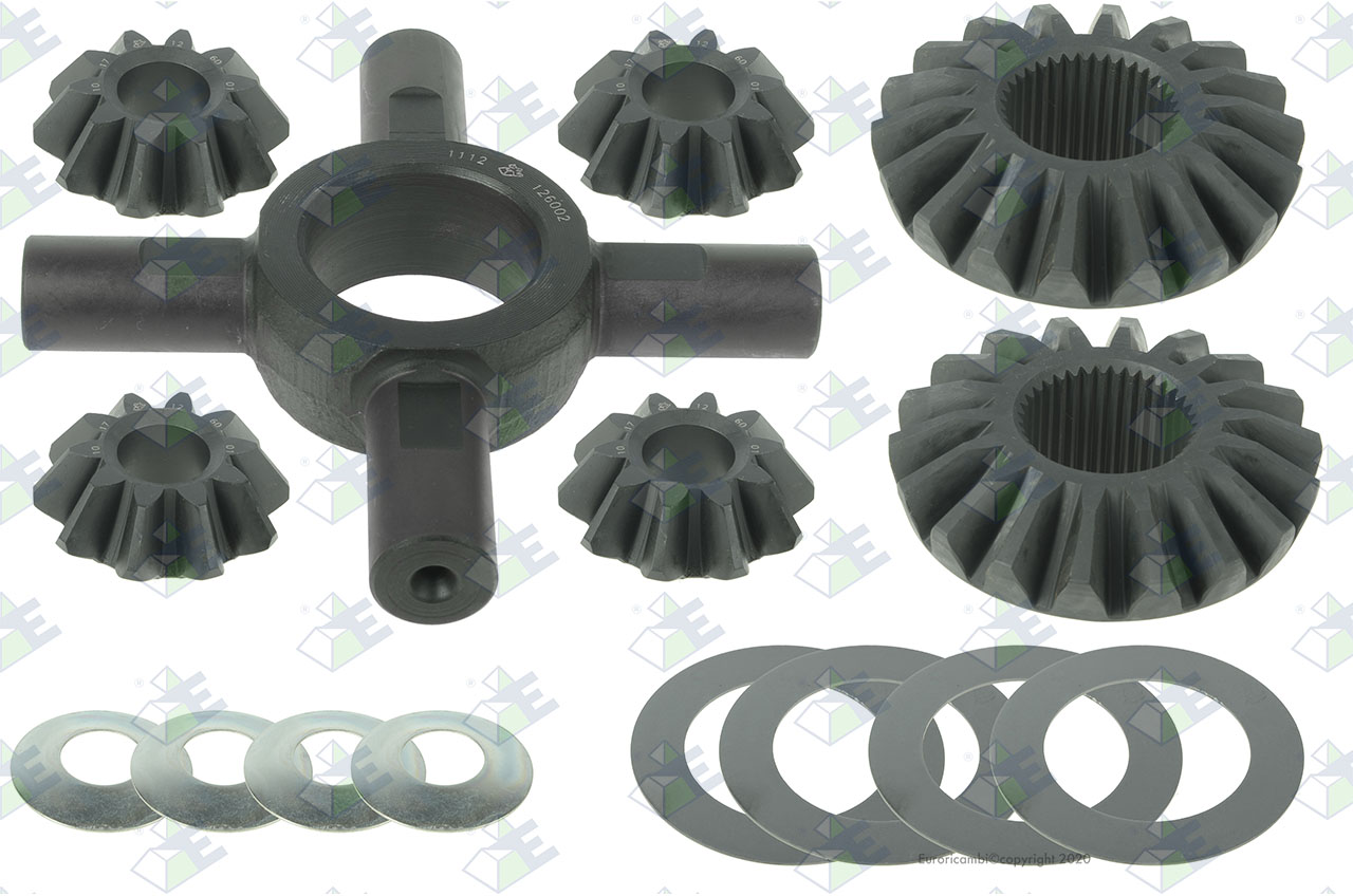 DIFFERENTIAL GEAR KIT suitable to EUROTEC 24000462