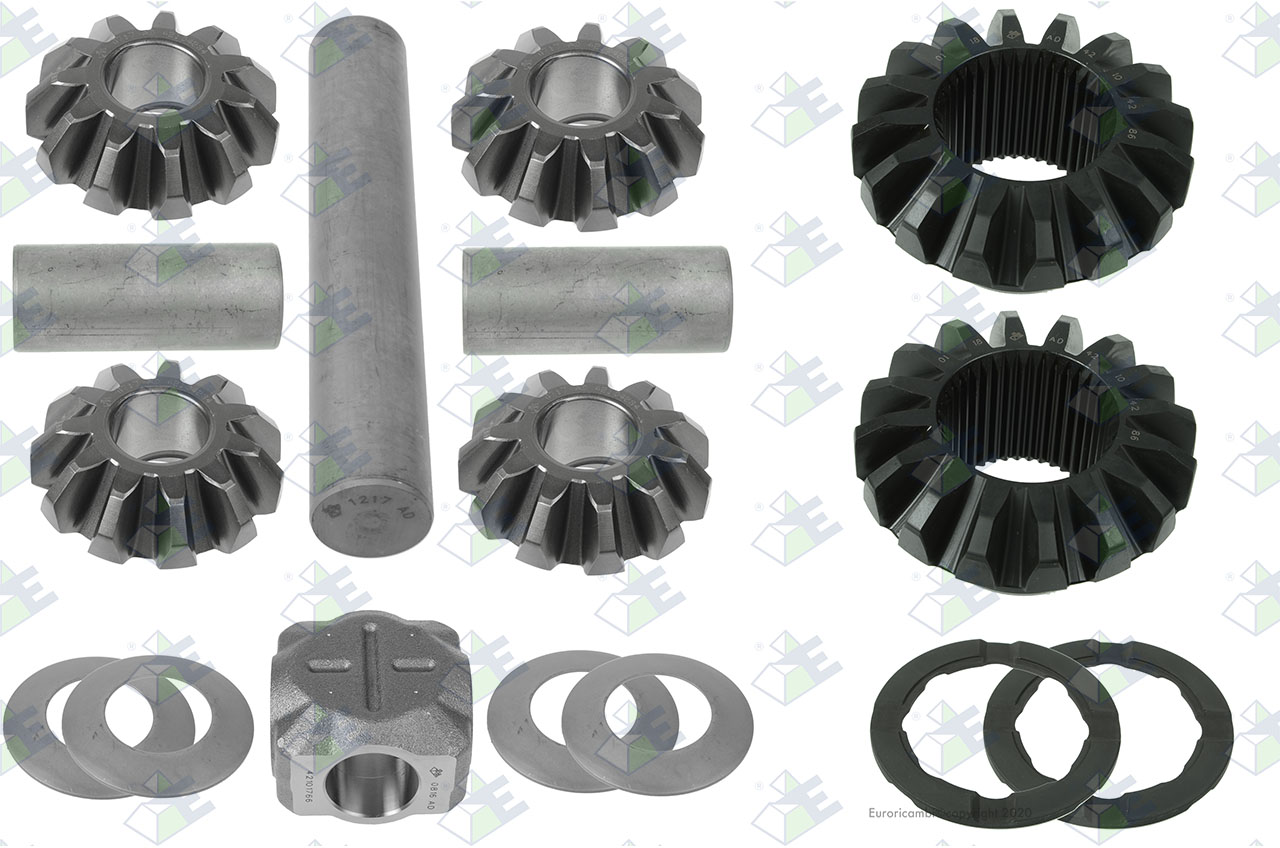 DIFFERENTIAL GEAR KIT suitable to EUROTEC 30001123