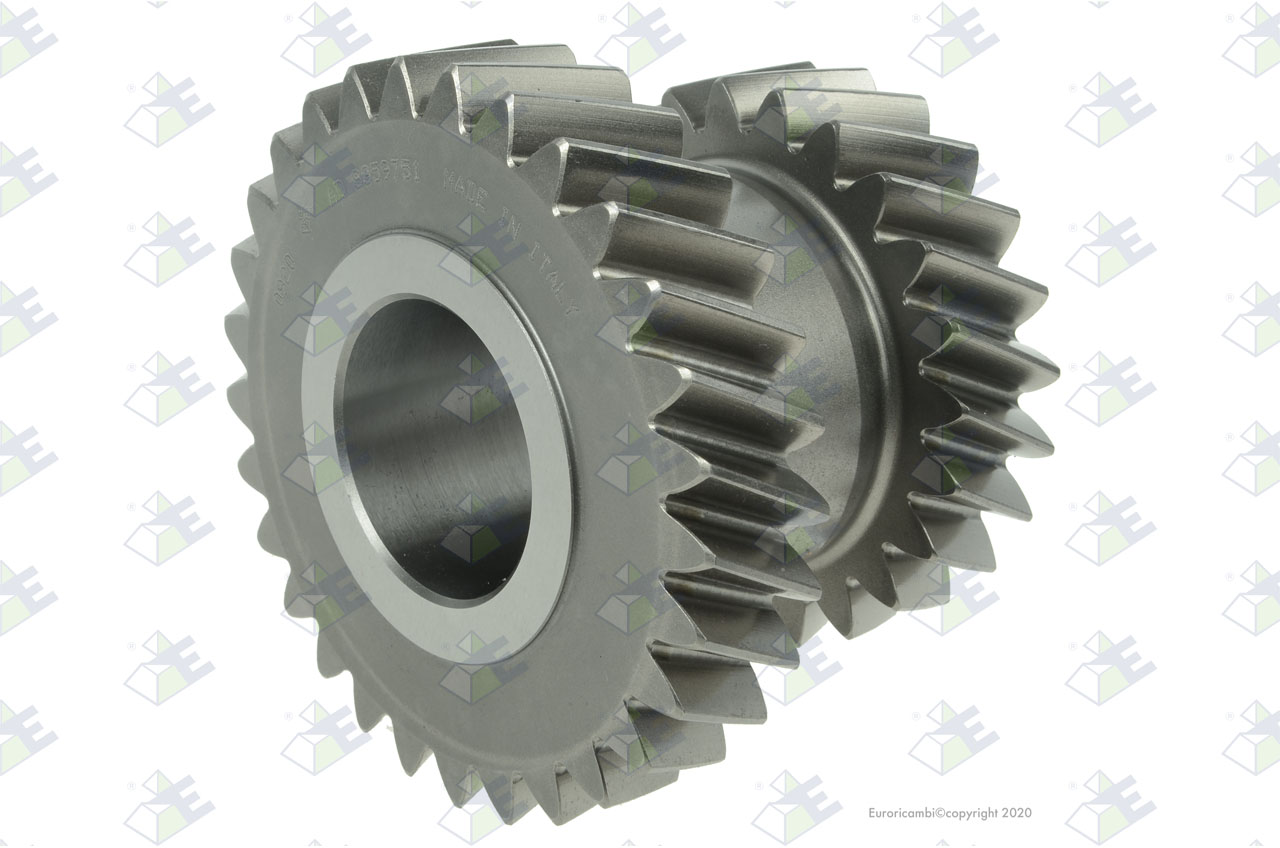 DOUBLE GEAR 23/29 T. suitable to EUROTEC 30001106
