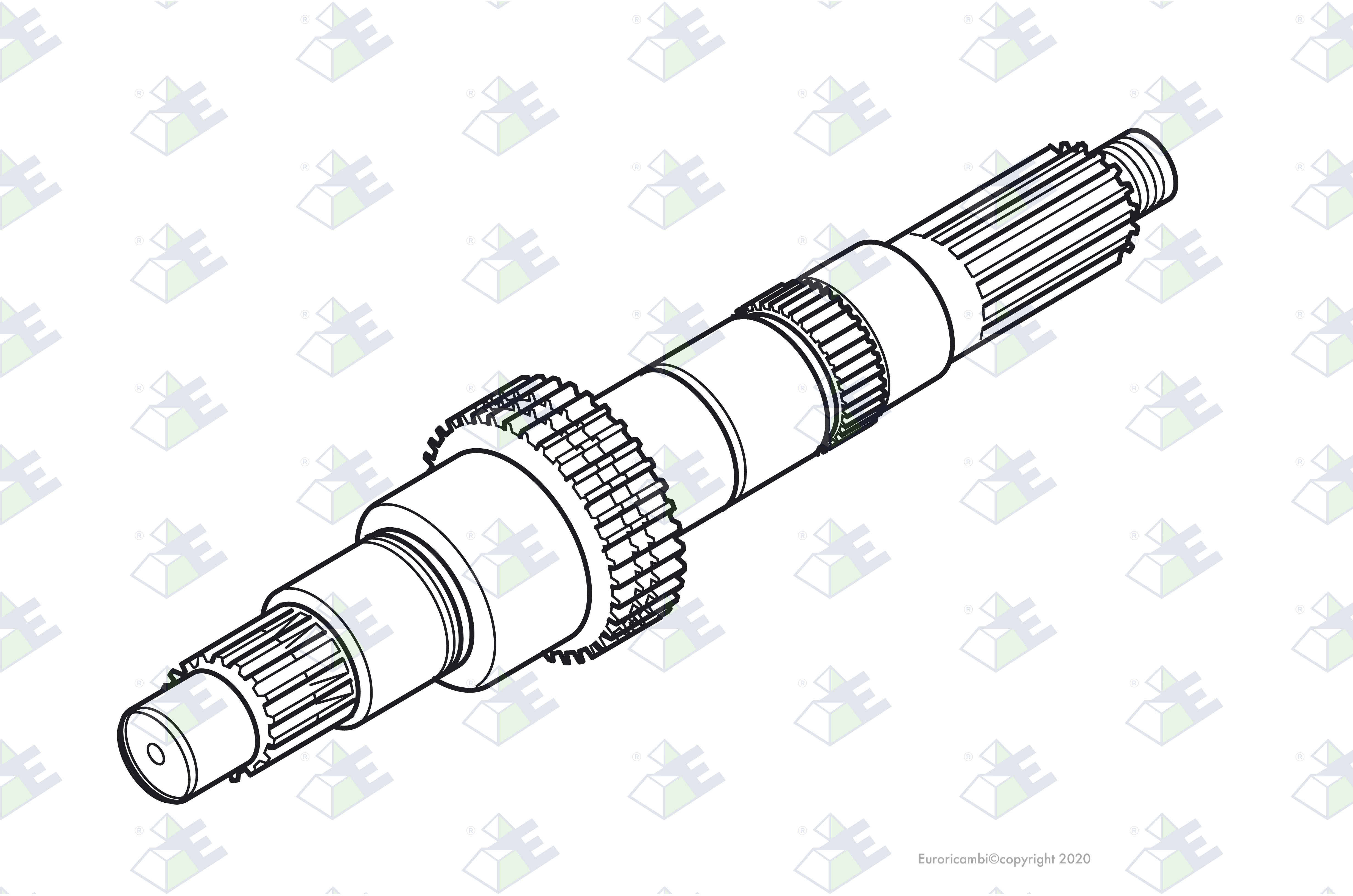 MAIN SHAFT suitable to EUROTEC 35000027
