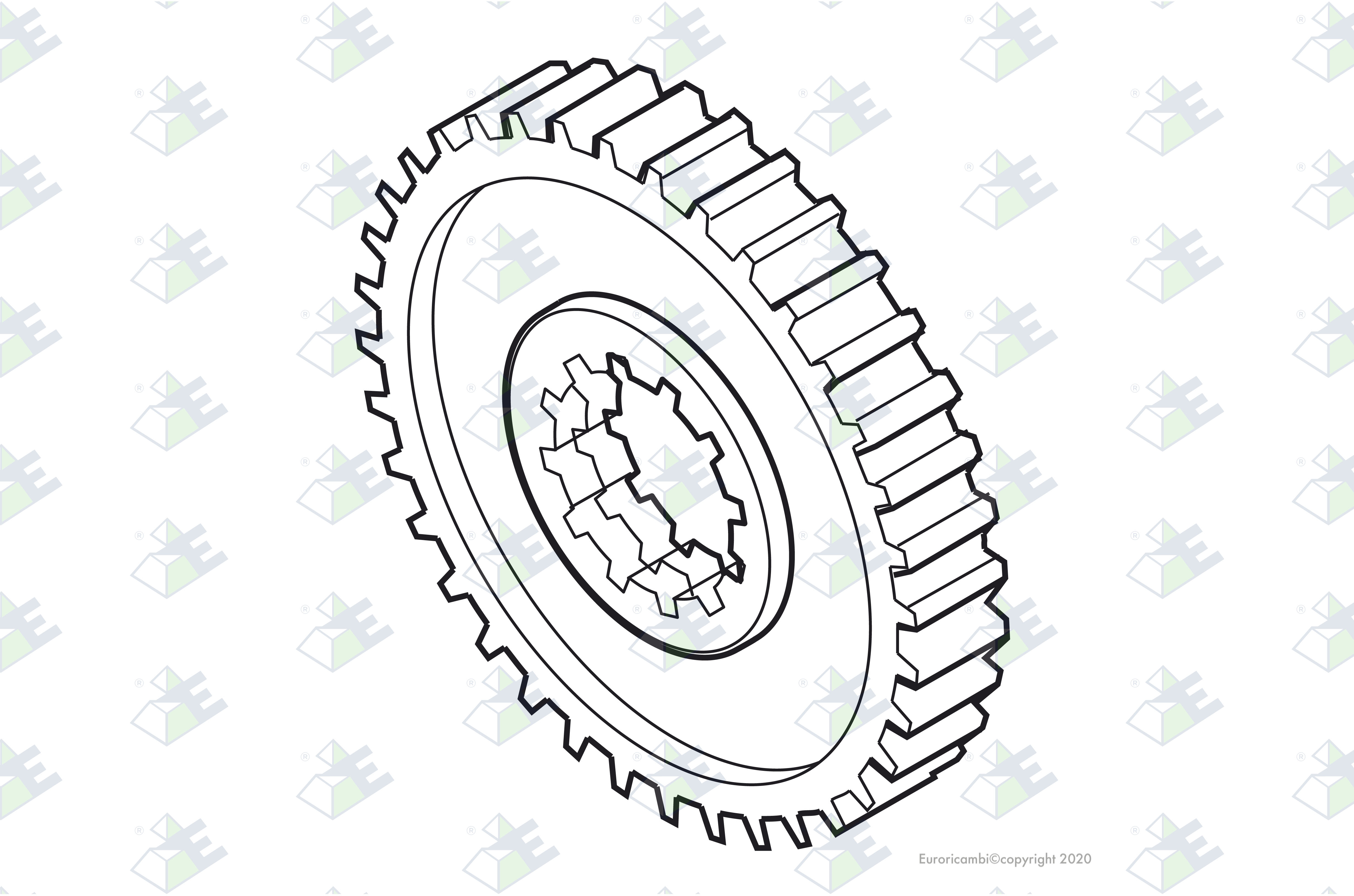 GEAR M/S LOW SPEED 44 T. suitable to AM GEARS 35123