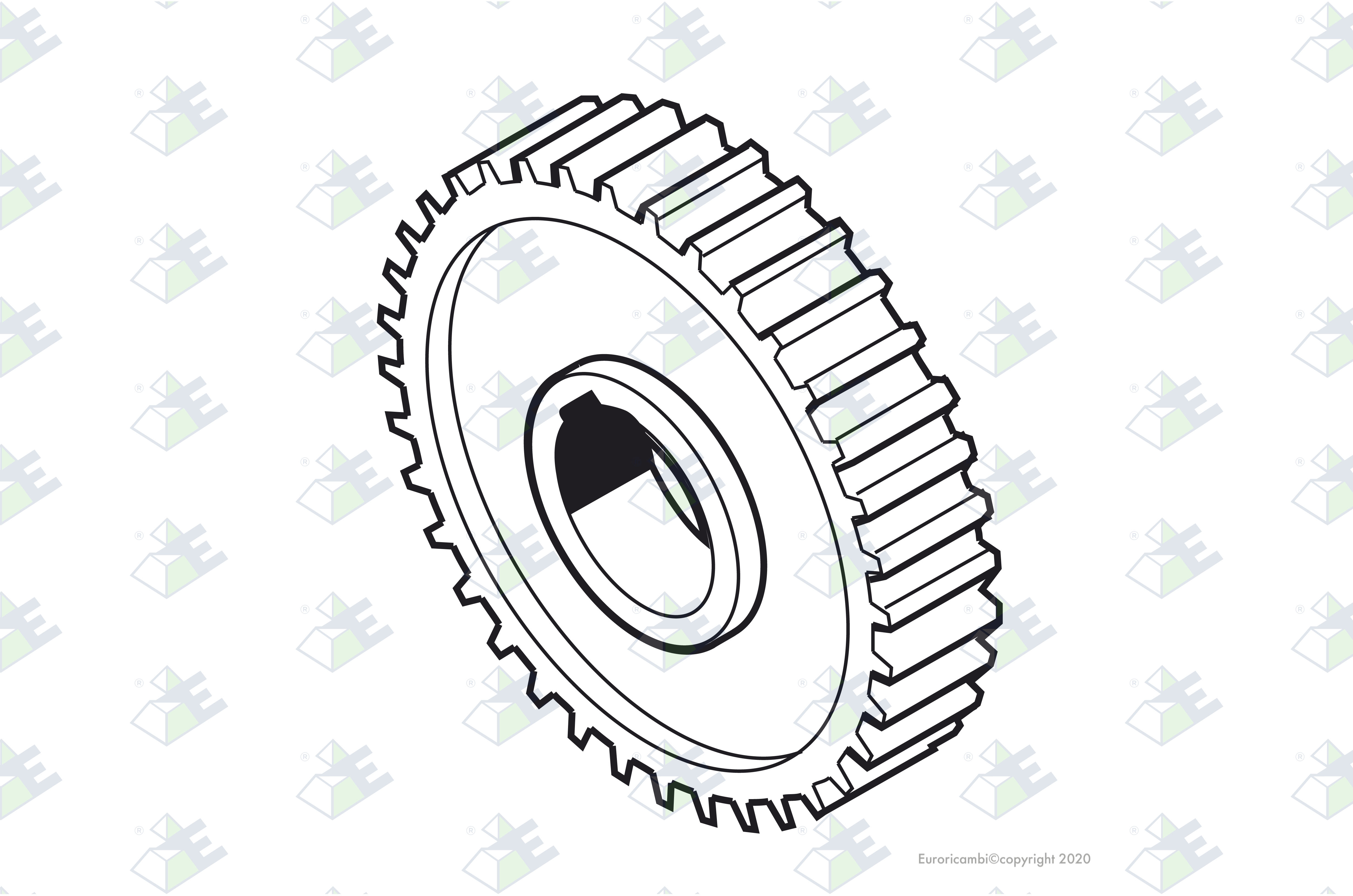 GEAR C/S 40 T. suitable to DODGE TRUCK 2512341