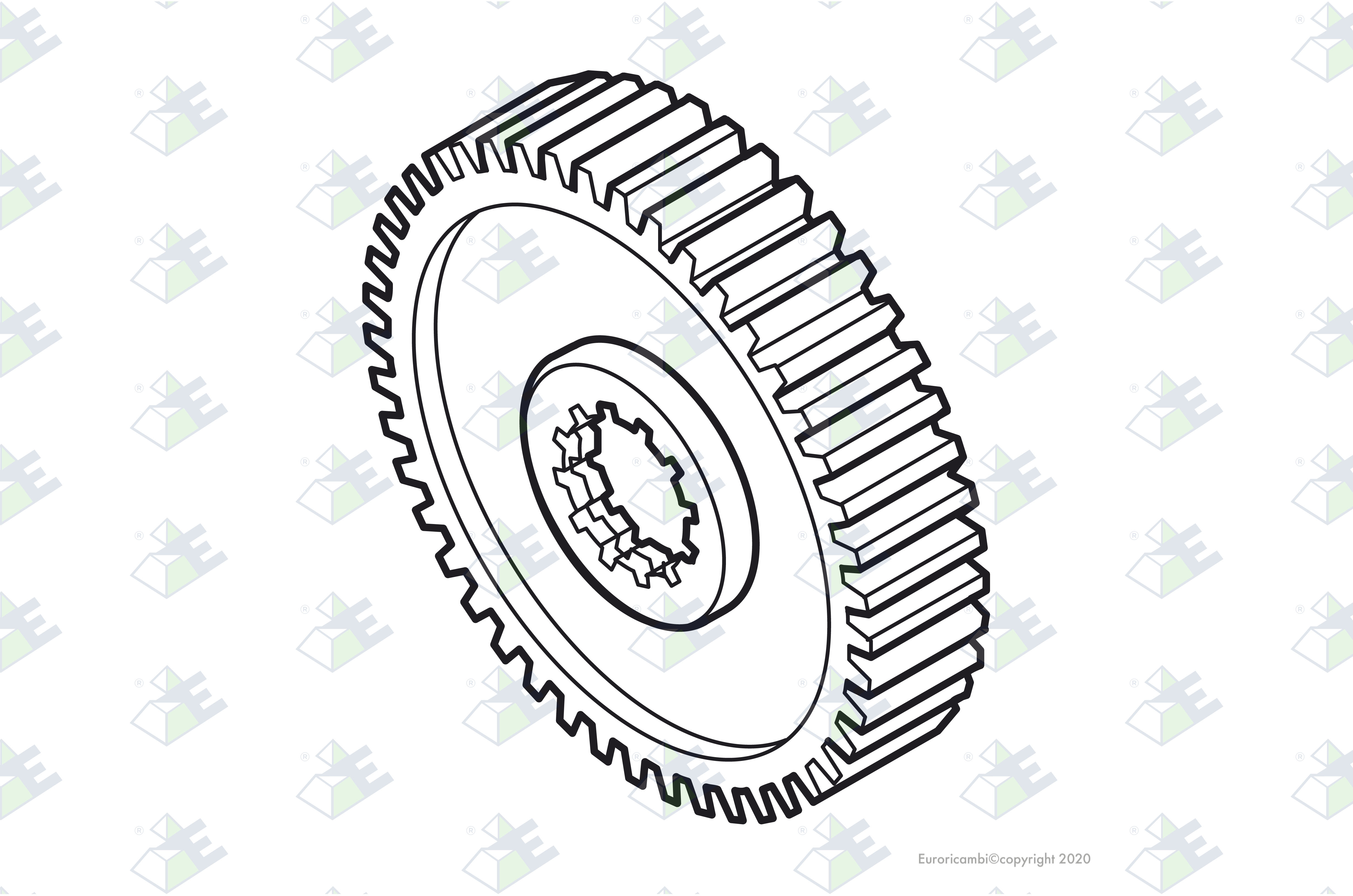 REVERSE GEAR 46 T. suitable to EATON - FULLER 16949
