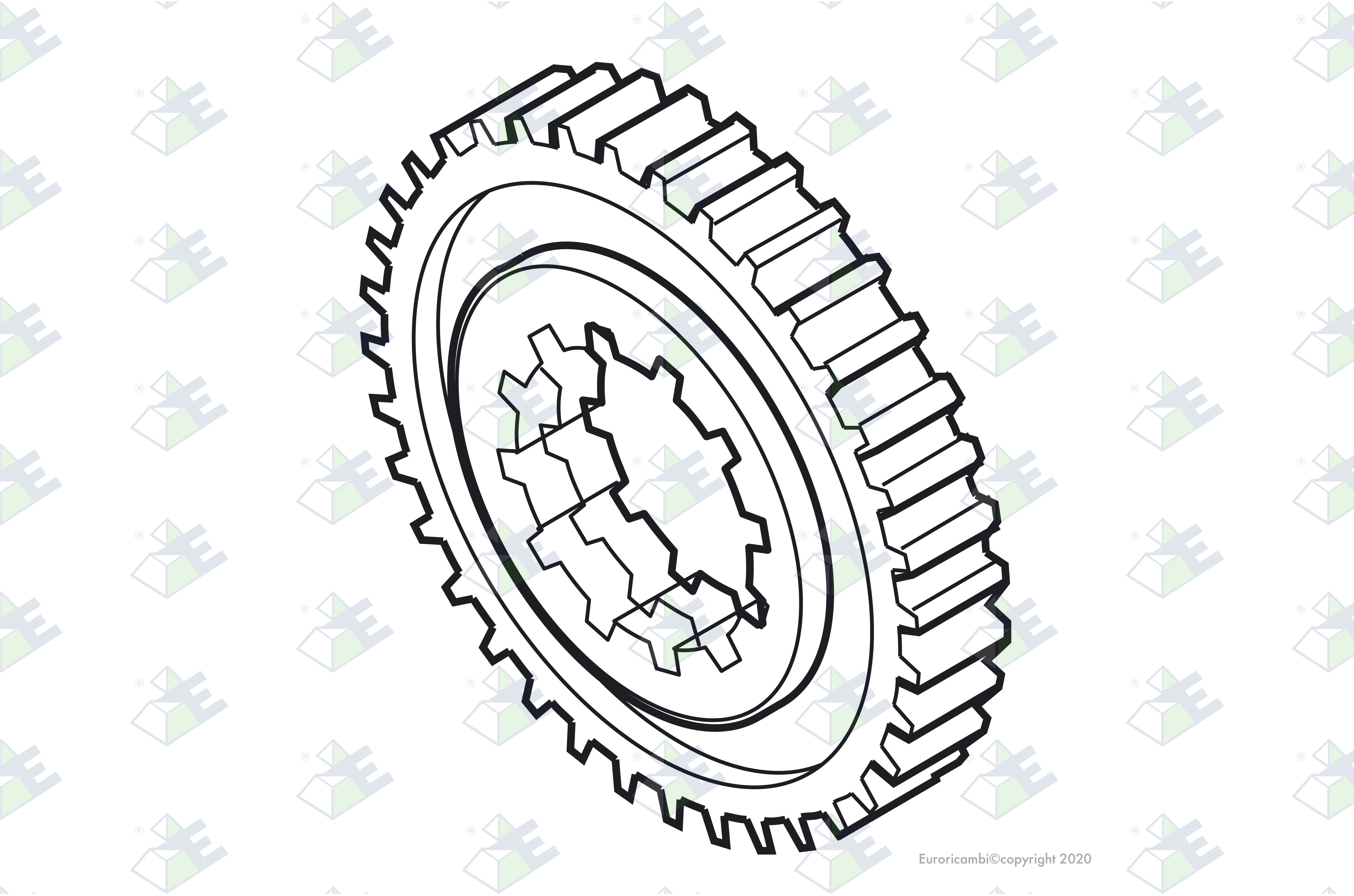 GEAR M/S 42 T. suitable to RENAULT TRUCKS 5000559755