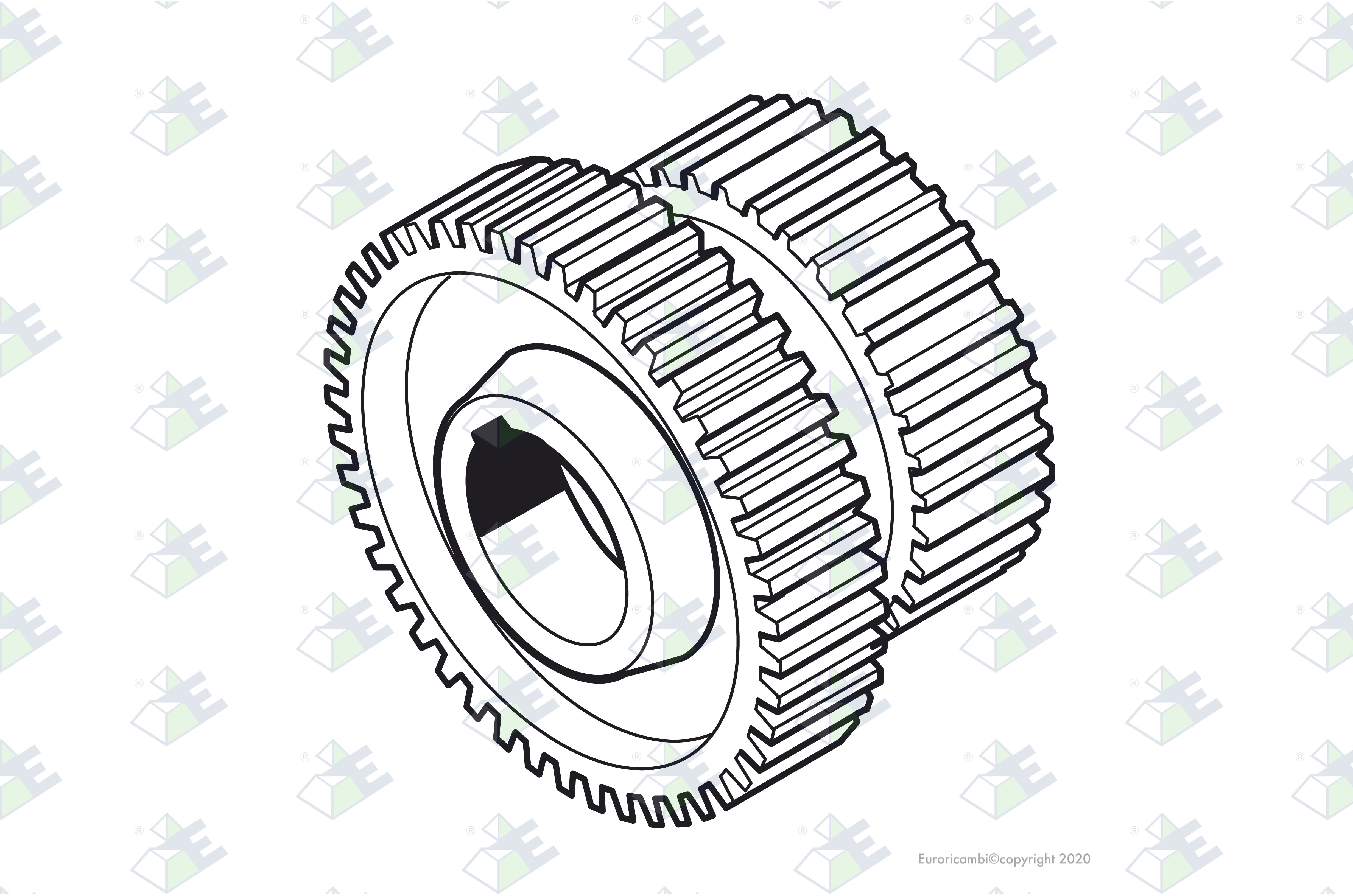 GEAR 33/38 T. suitable to EATON - FULLER A4918
