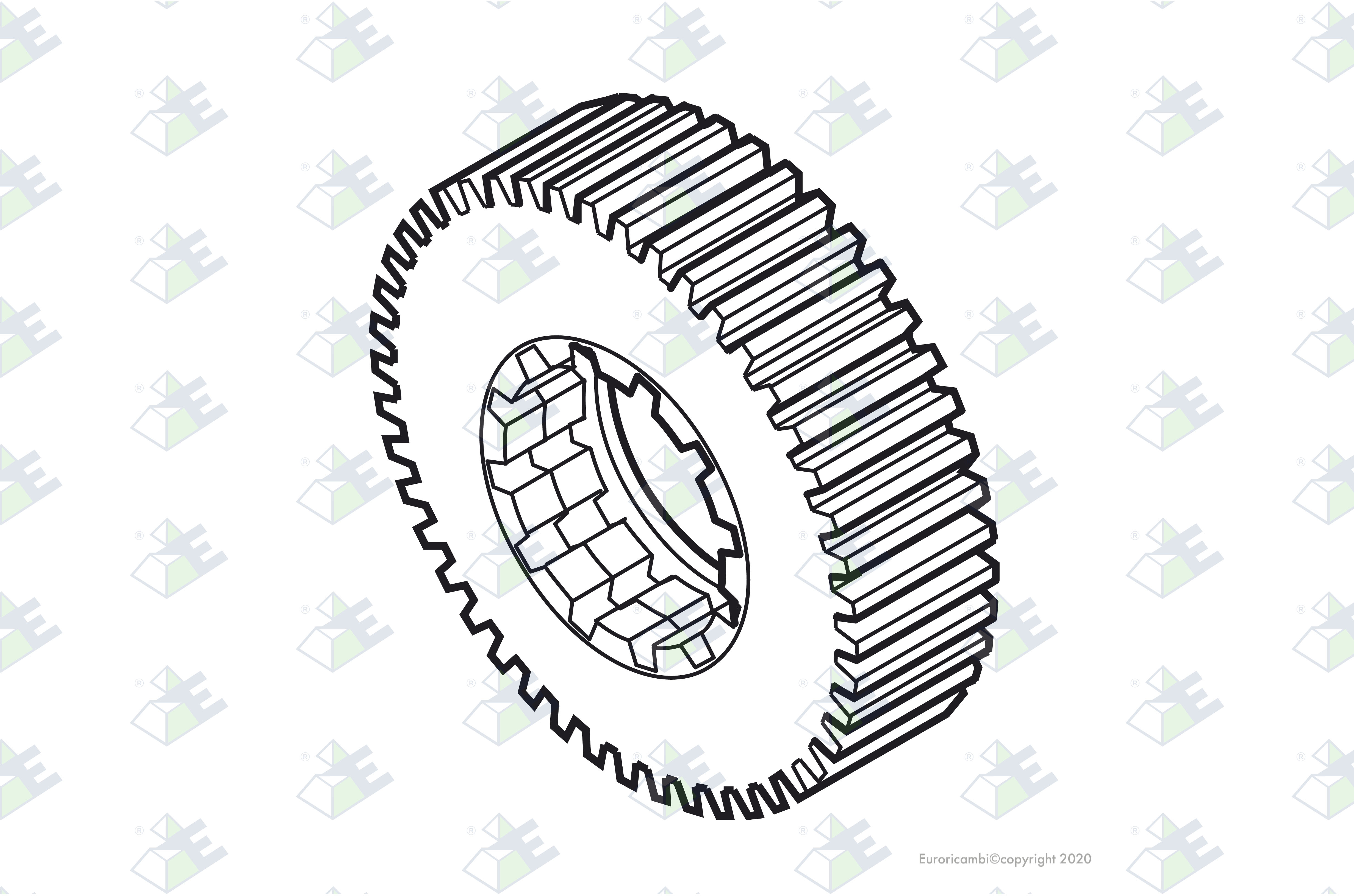 GEAR 3RD SPEED 48 T. suitable to DAF 069971