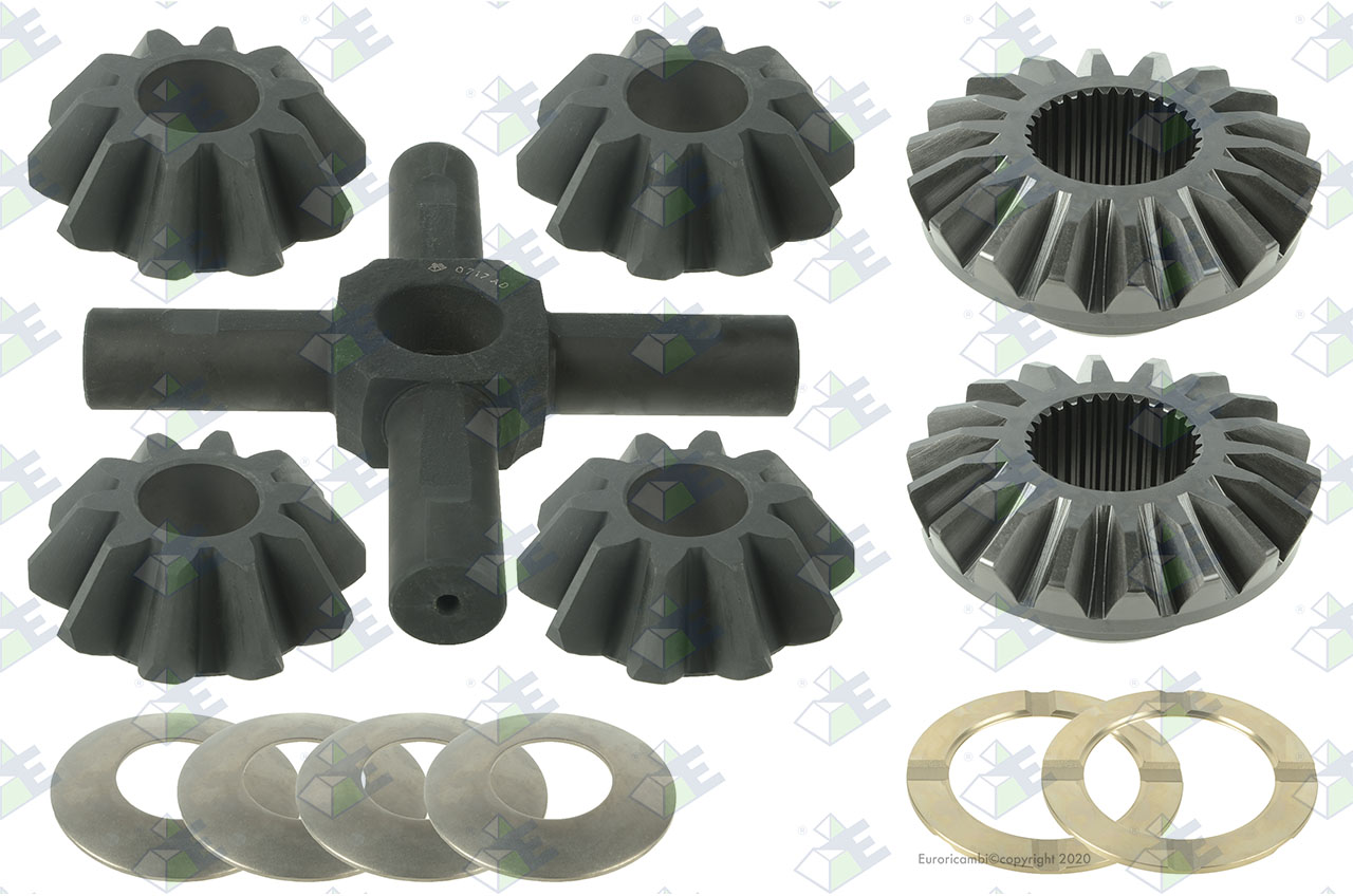 DIFFERENTIAL GEAR KIT suitable to EUROTEC 56000125