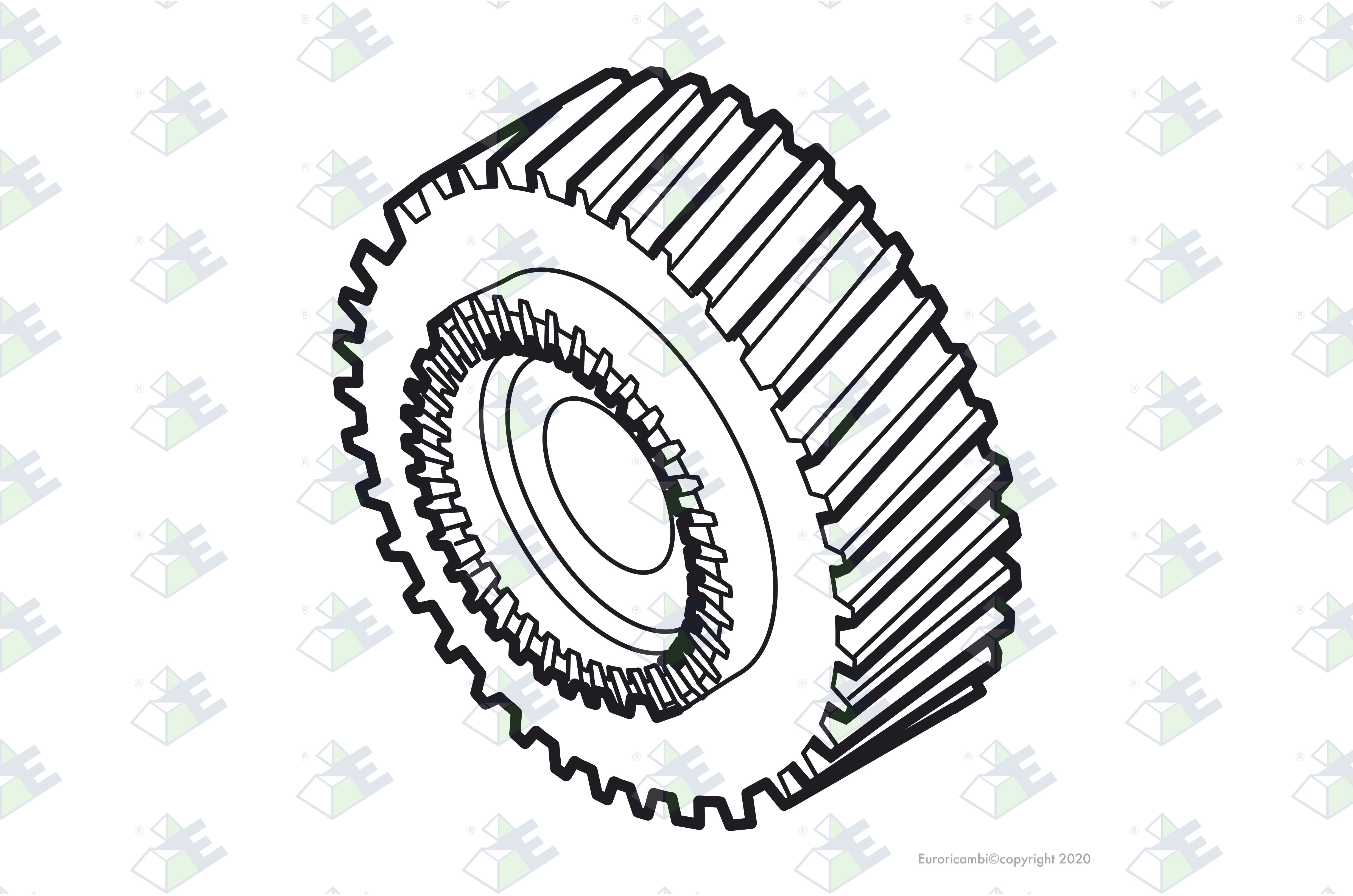COMPLETE GEAR 30 T. suitable to EUROTEC 56000133