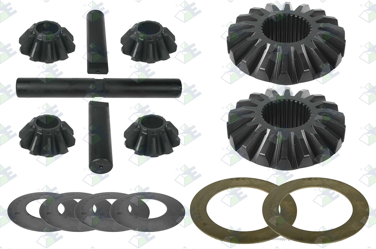 DIFFERENTIAL GEAR KIT suitable to EUROTEC 56000236