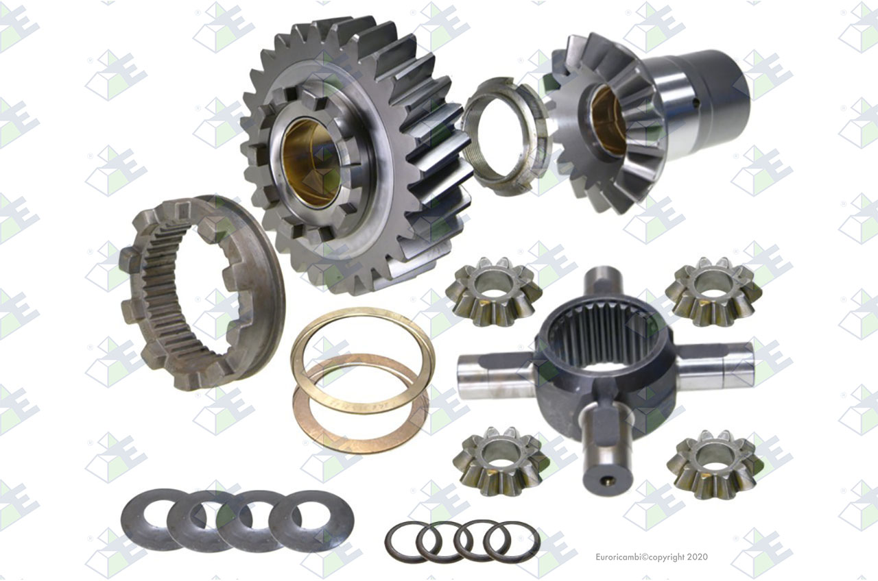 DIFFERENTIAL GEAR KIT suitable to EUROTEC 56000316