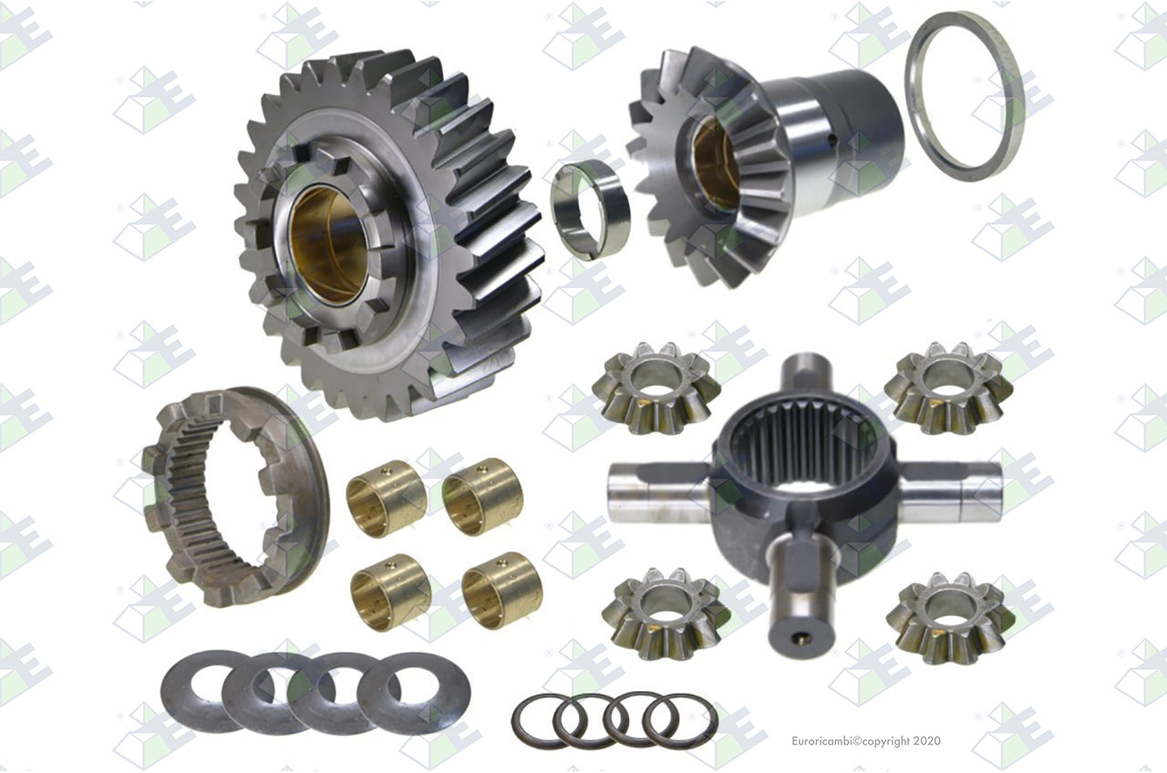 DIFFERENTIAL GEAR KIT suitable to EUROTEC 56000391