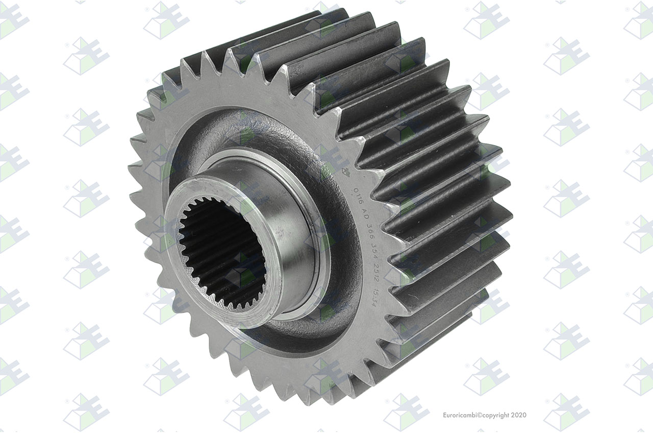 OUTSIDE GEAR 34 T. suitable to MERCEDES-BENZ 3663542512