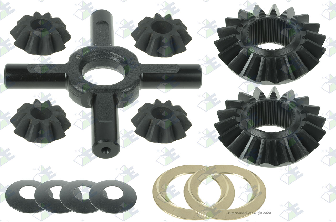 DIFFERENTIAL GEAR KIT suitable to EUROTEC 60000421