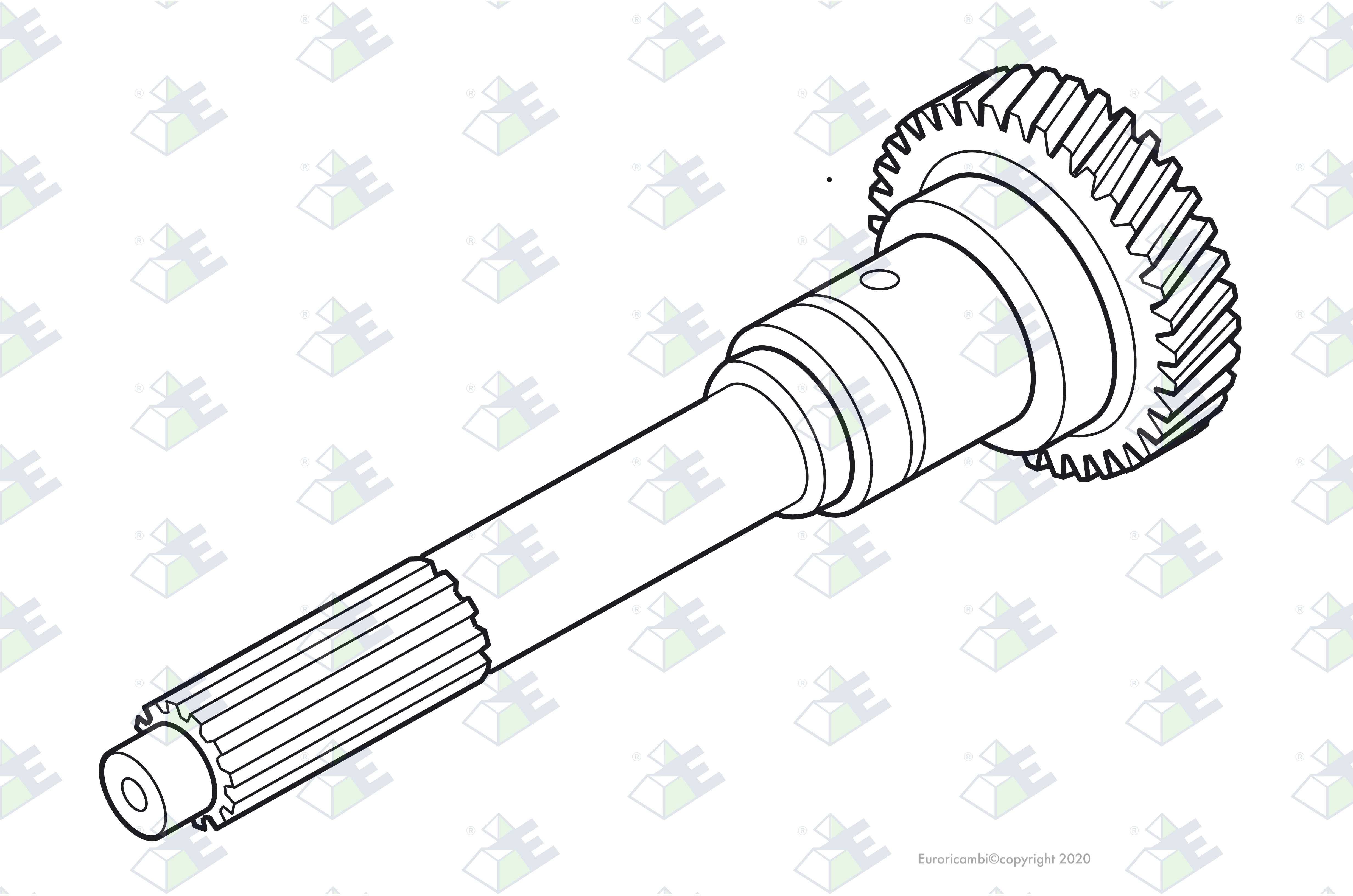 INPUT SHAFT 25 T. suitable to MERCEDES-BENZ 3872626202