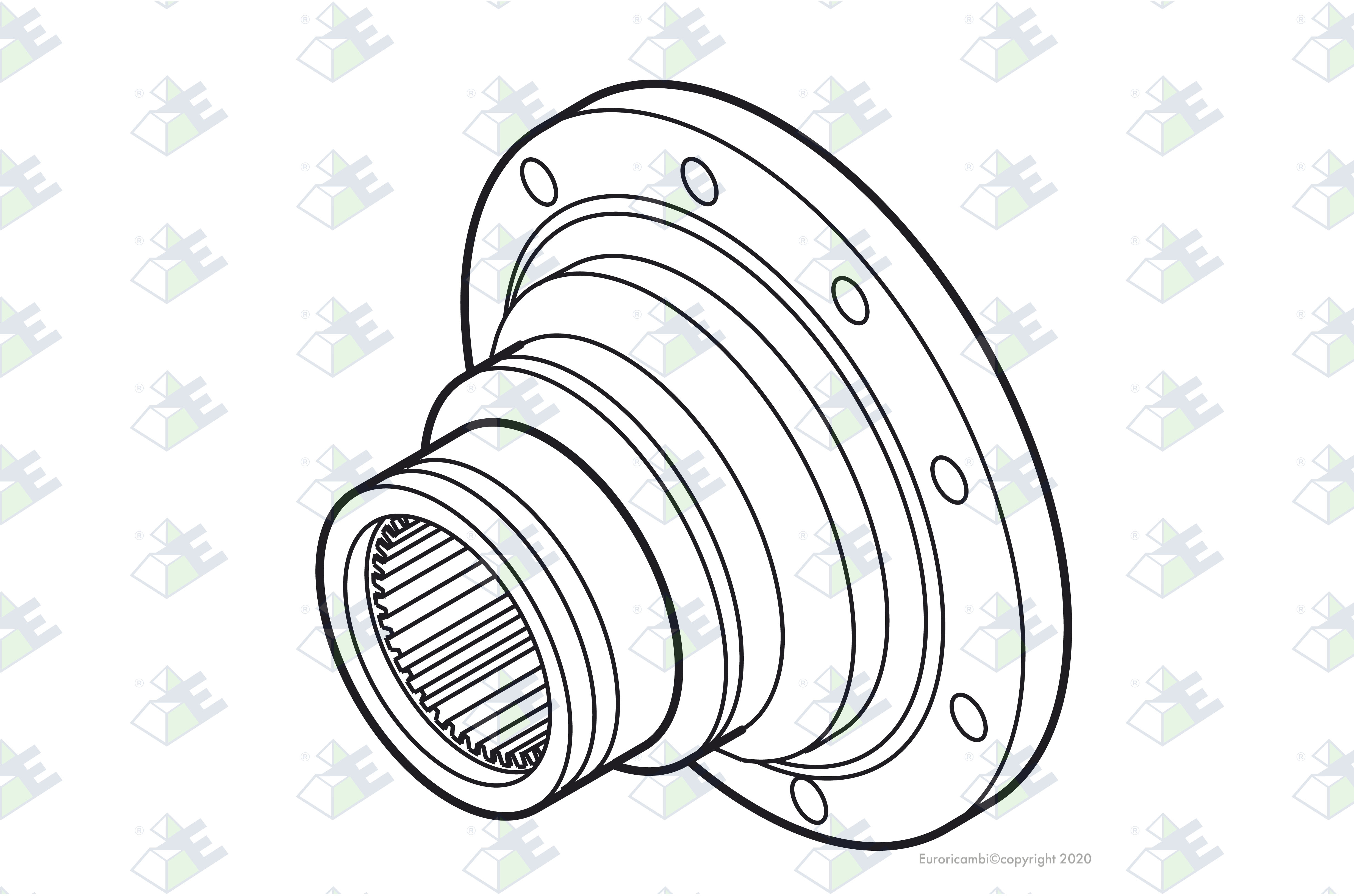 OUTPUT FLANGE D.120 suitable to AM GEARS 79102