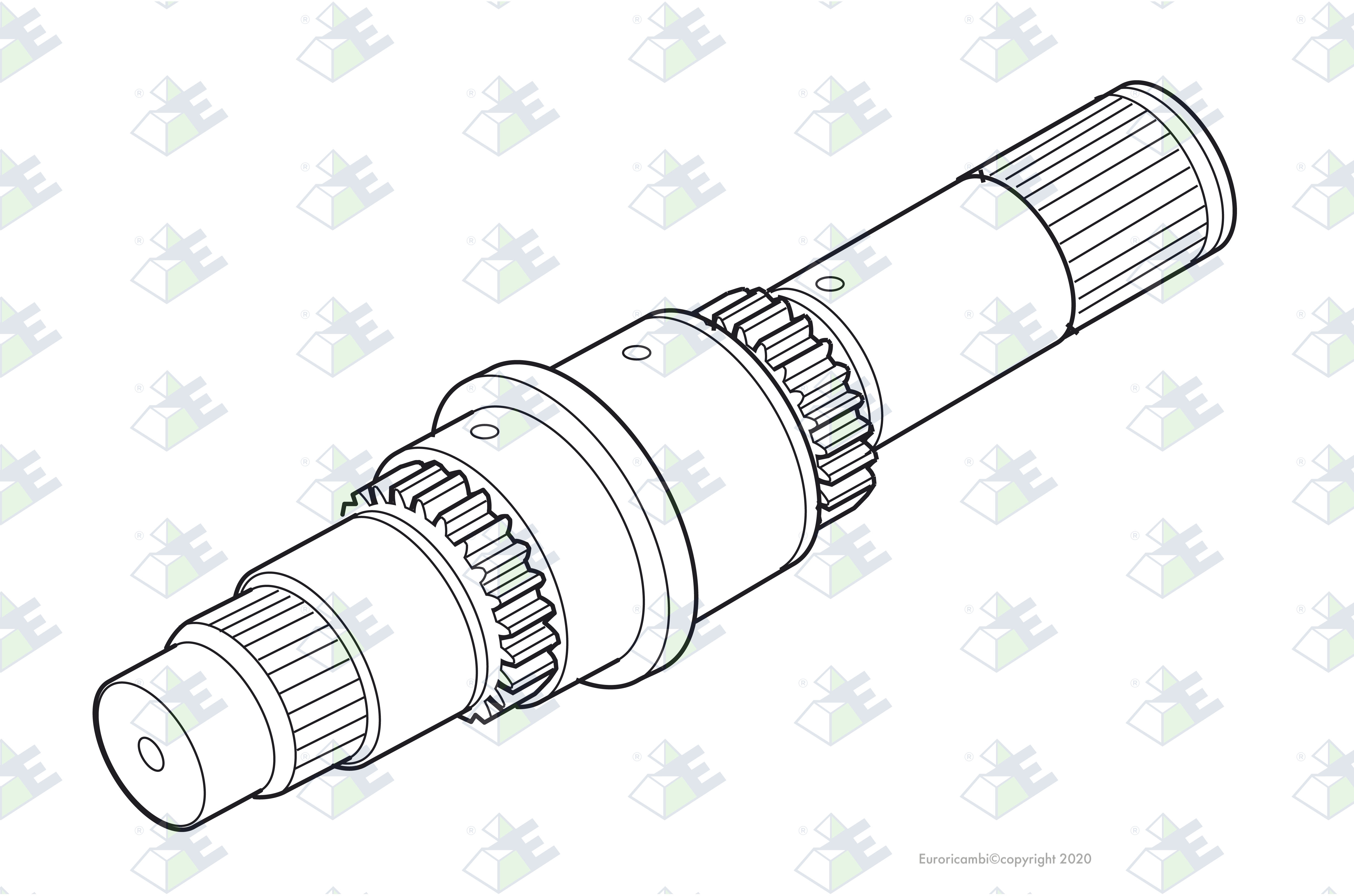 MAIN SHAFT suitable to MERCEDES-BENZ 3892621705