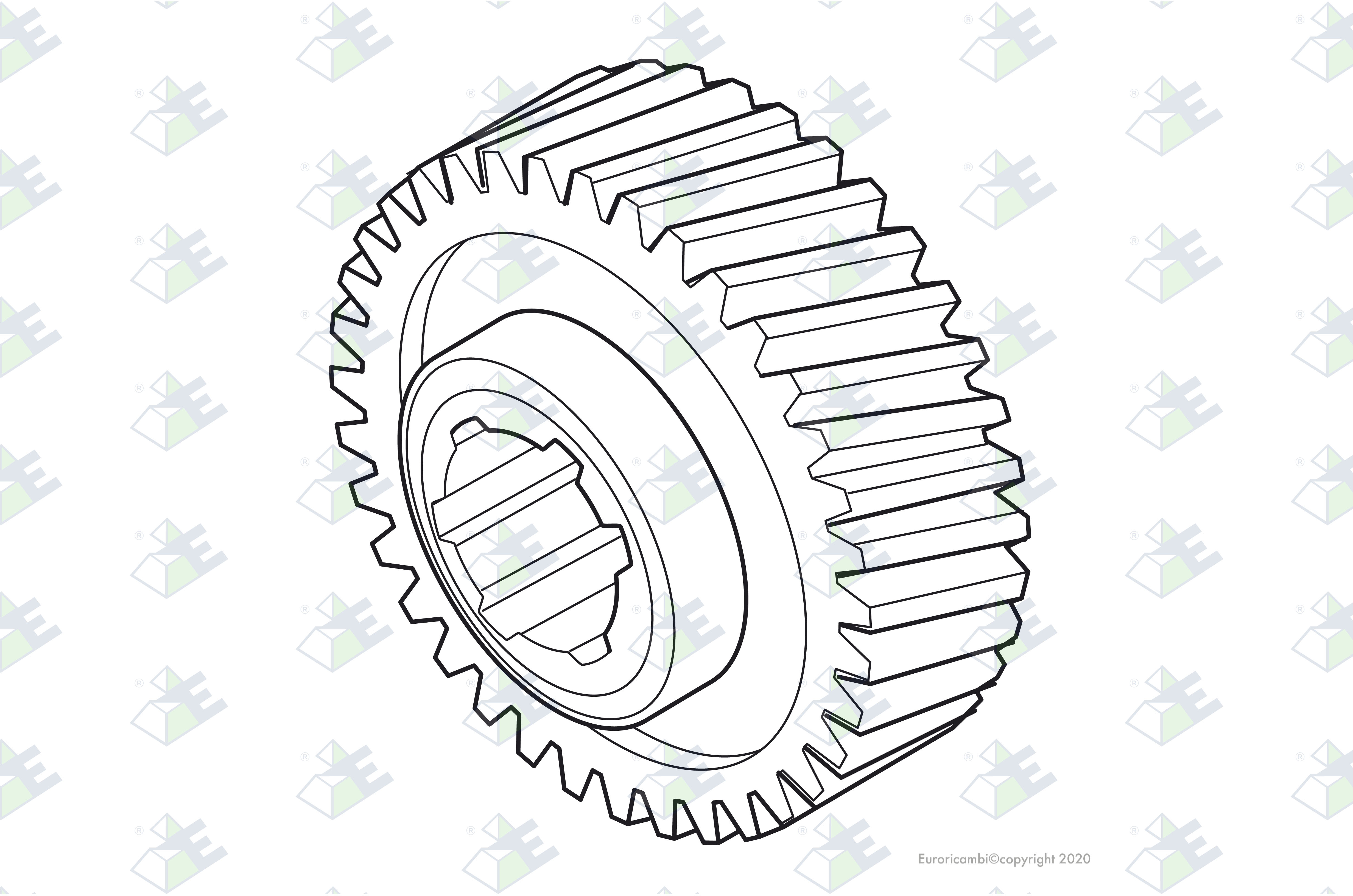 GEAR 4TH SPEED 27 T. suitable to EUROTEC 60002075
