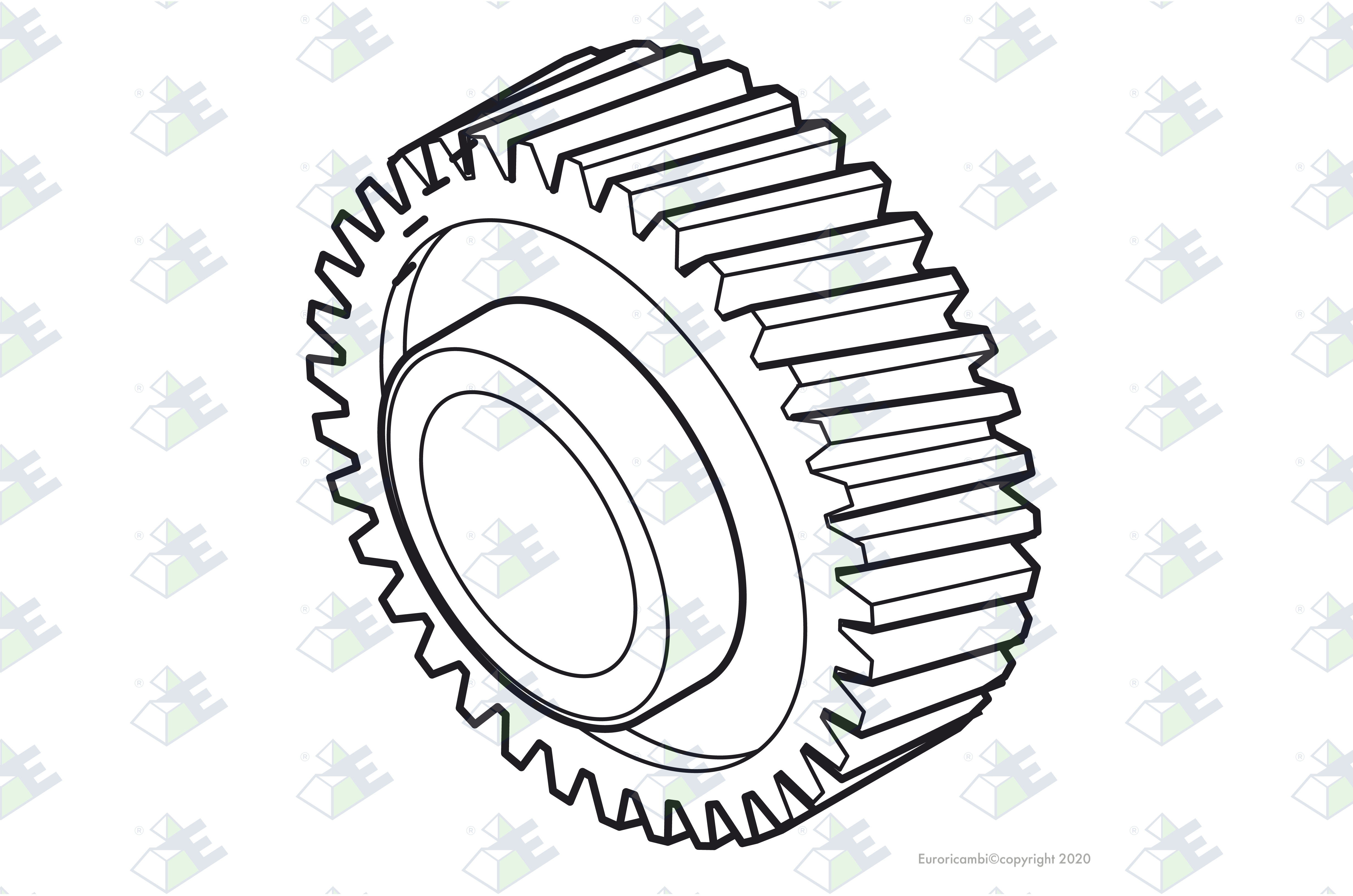 GEAR 5TH SPEED 38 T. suitable to MERCEDES-BENZ 3872630615