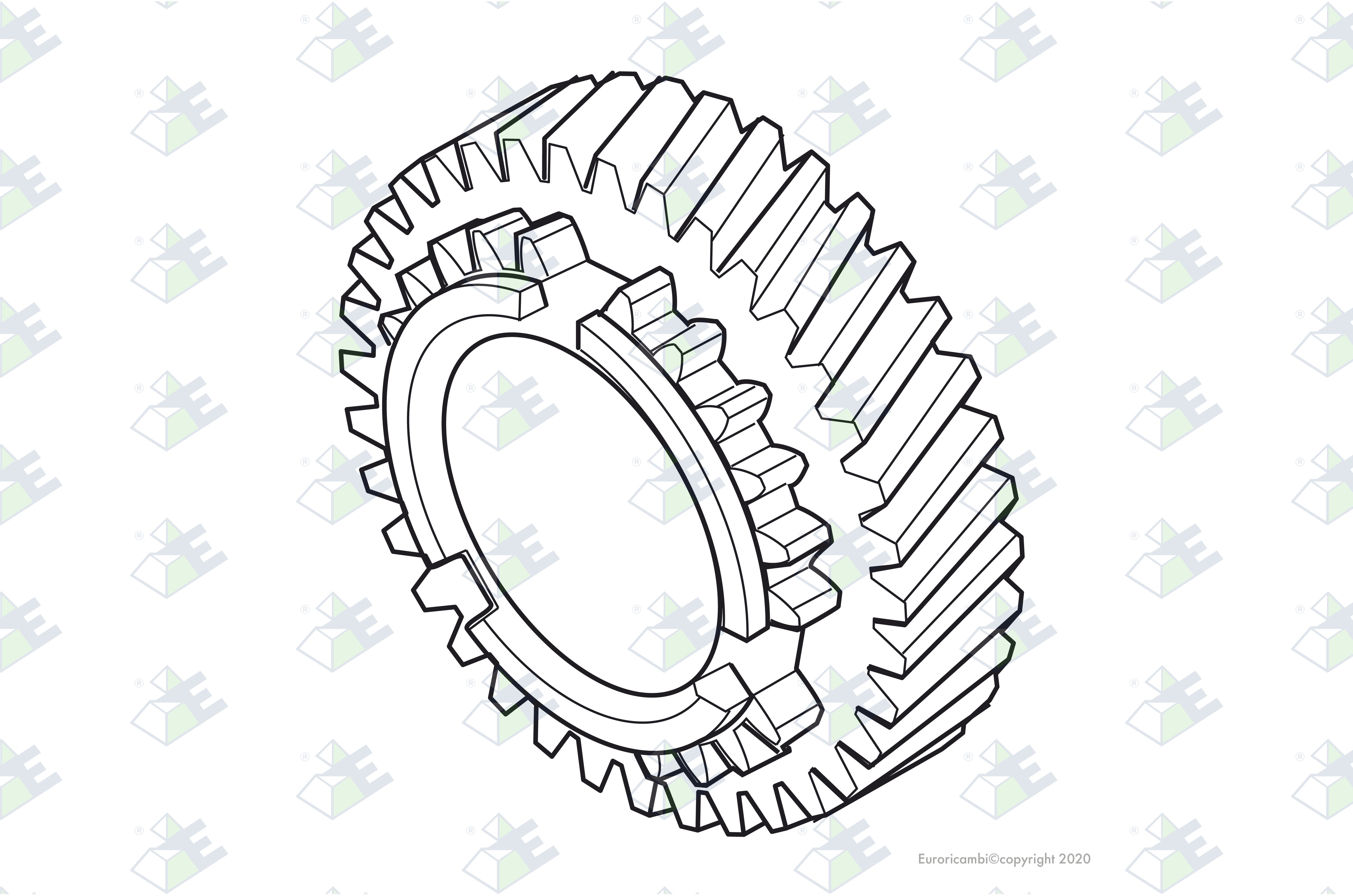GEAR 1ST SPEED 50 T. suitable to MERCEDES-BENZ 3872620411