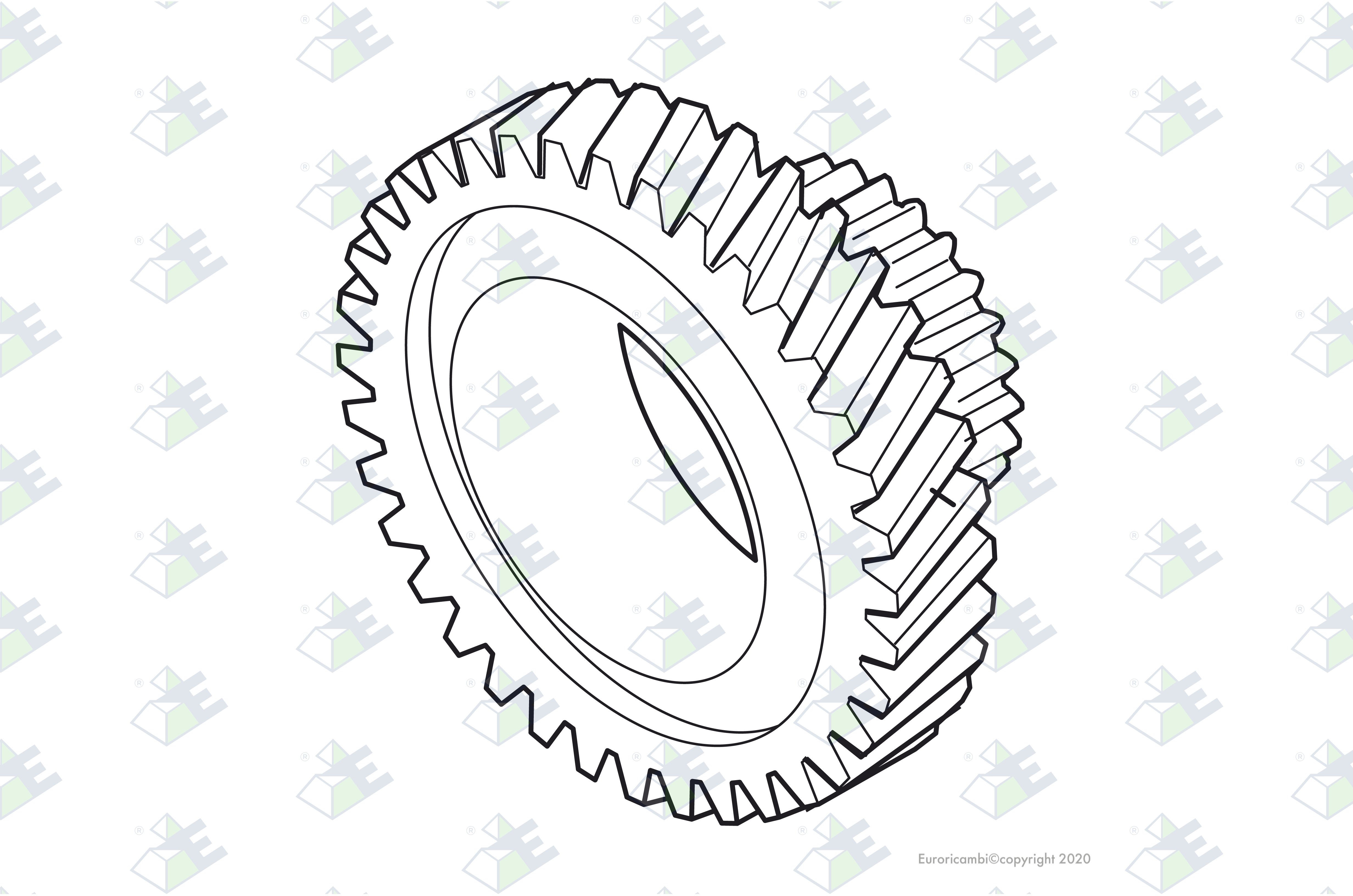 GEAR 4TH SPEED 24 T. suitable to EUROTEC 60002324