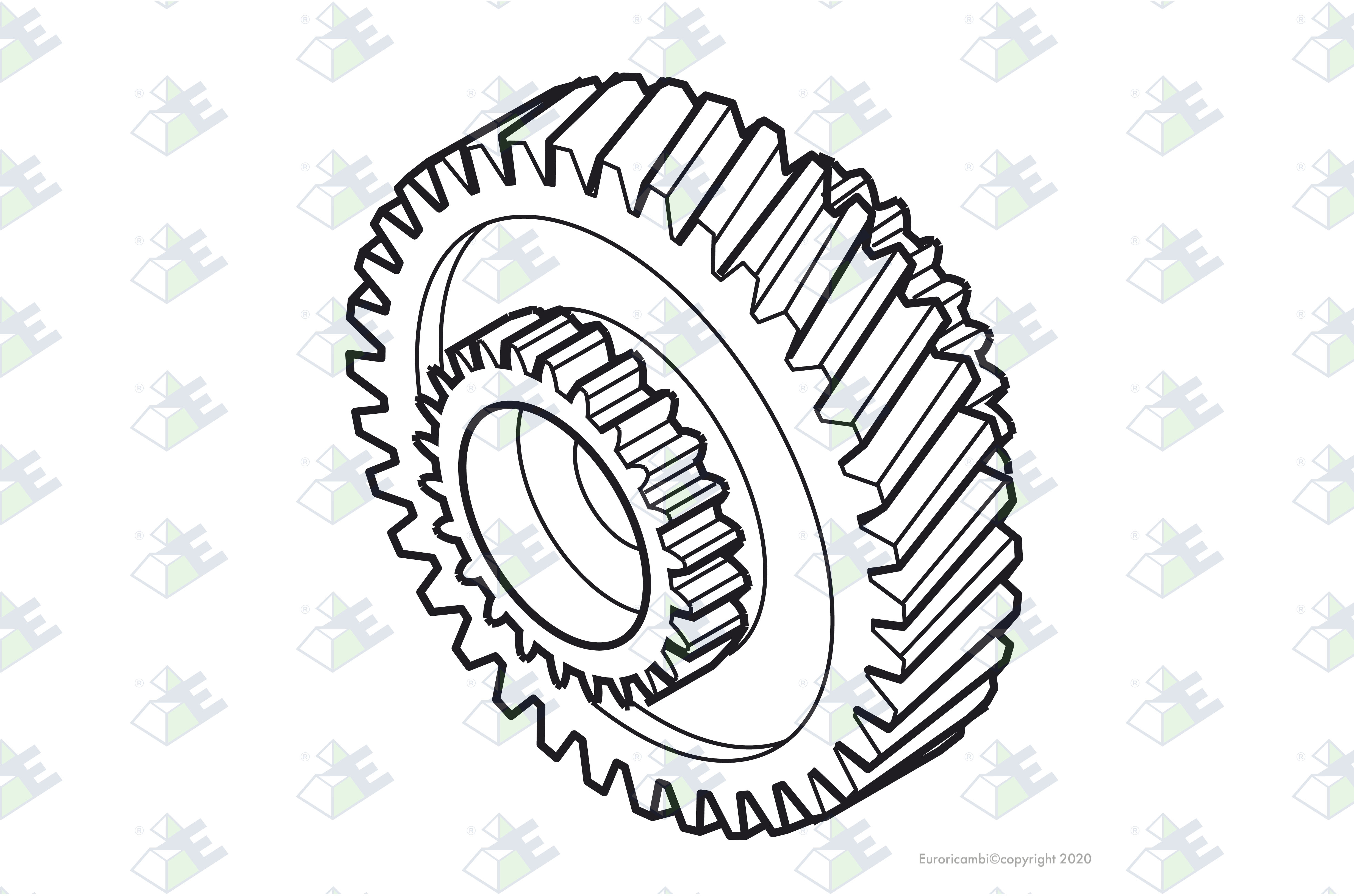 GEAR 4TH SPEED 24 T. suitable to MERCEDES-BENZ 3892621510