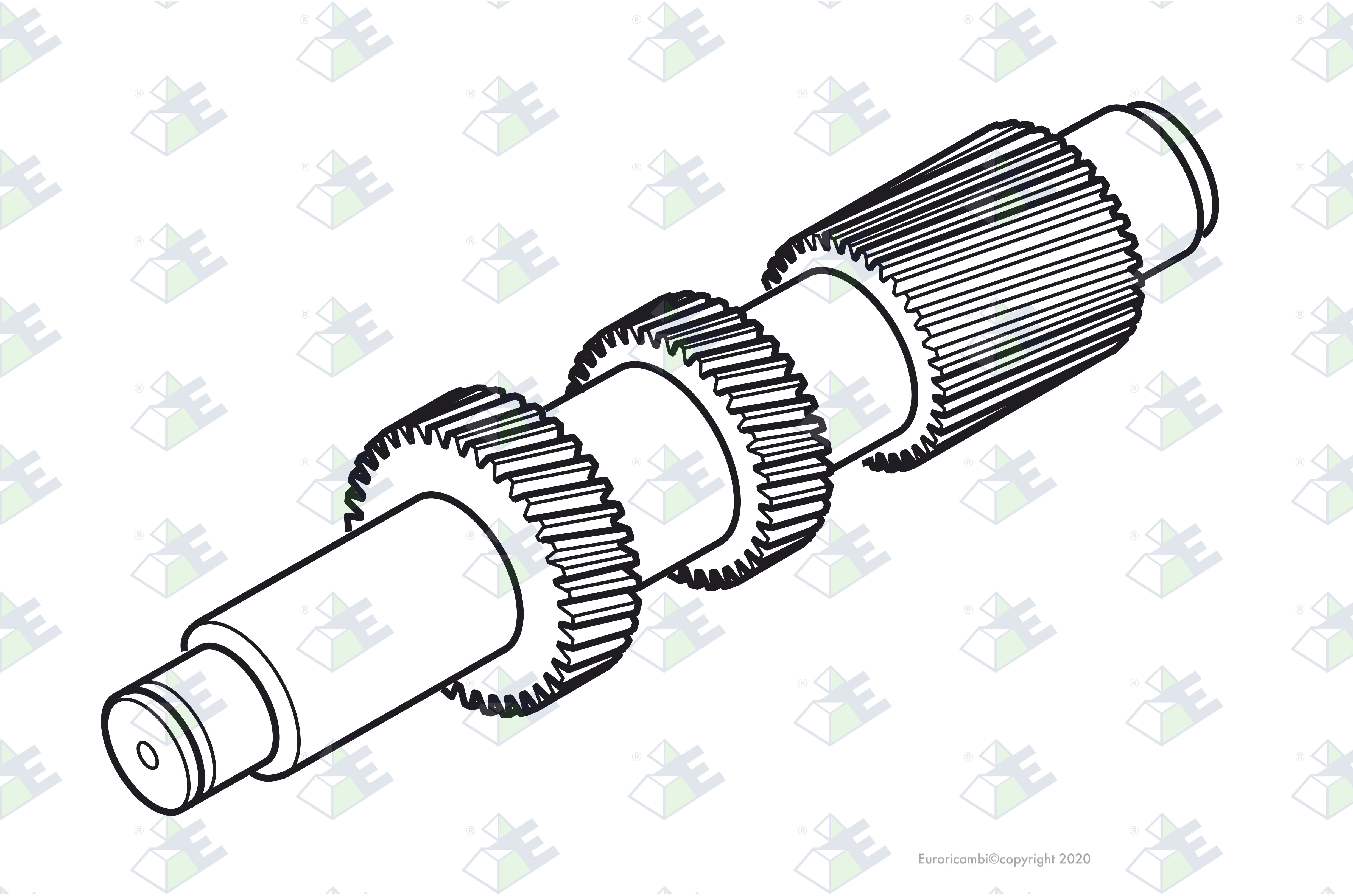 COUNTERSHAFT 12/17/21 T. suitable to MERCEDES-BENZ 3892630902