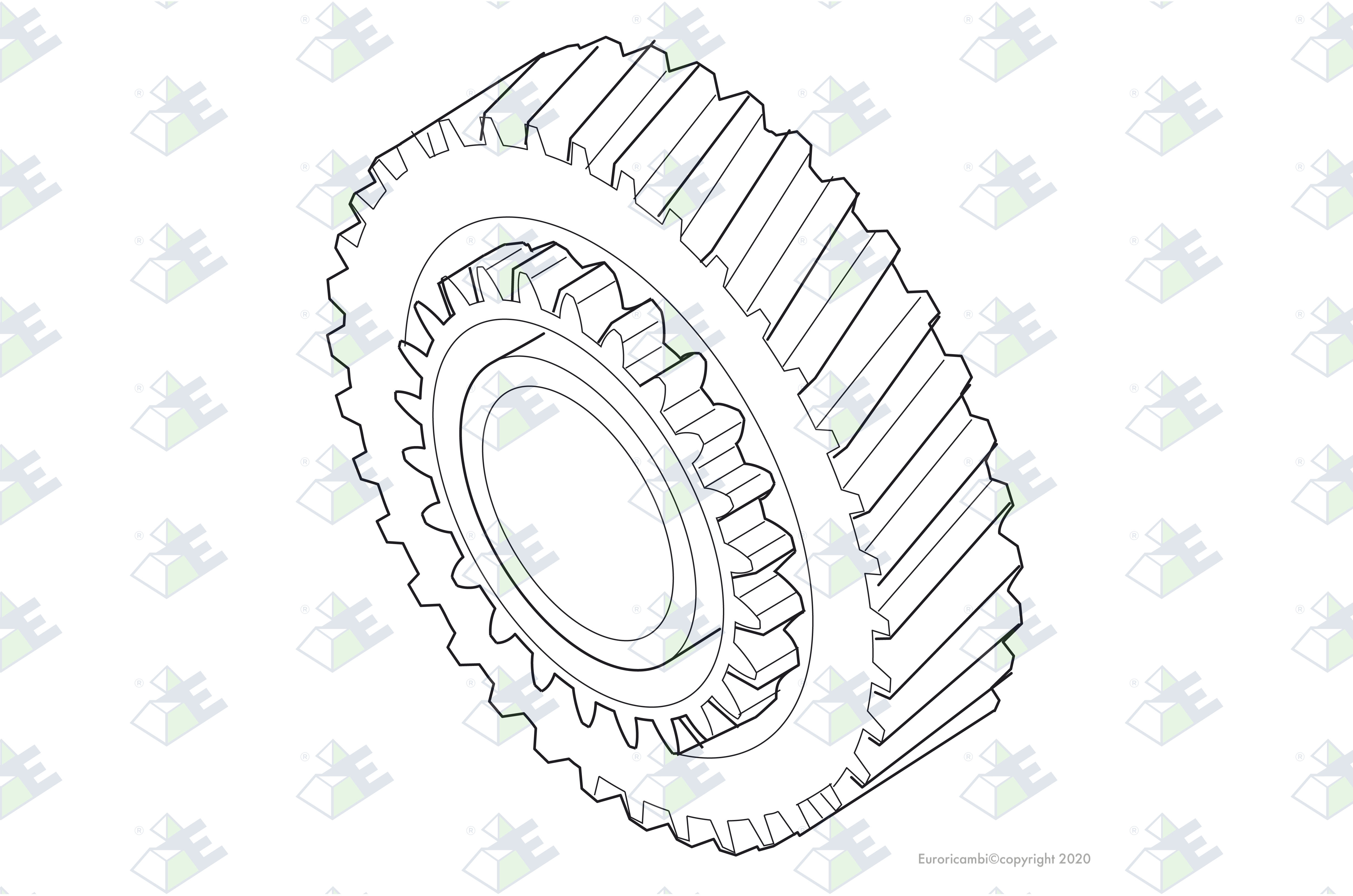 GEAR 3RD SPEED 23 T. suitable to EUROTEC 60003092