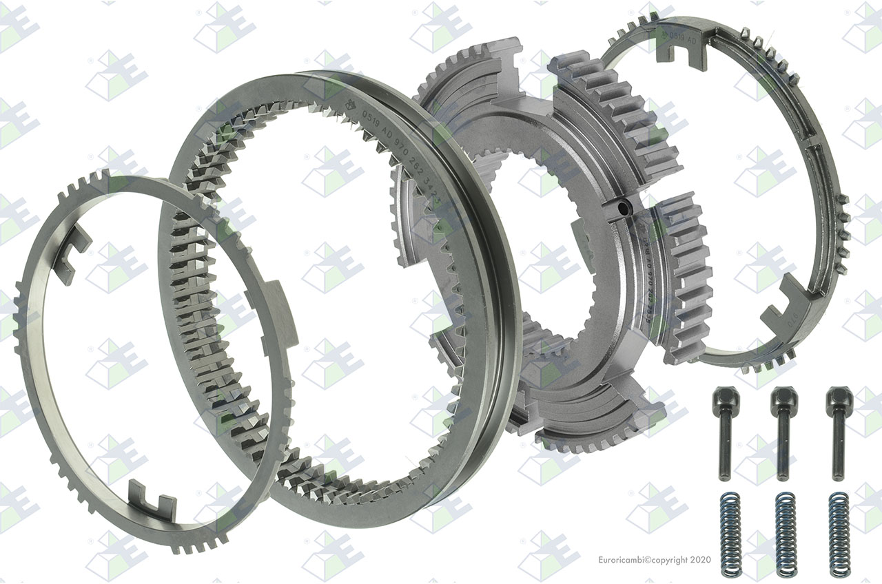 SYNCHRONIZER KIT 3RD/4TH suitable to AM GEARS 90336