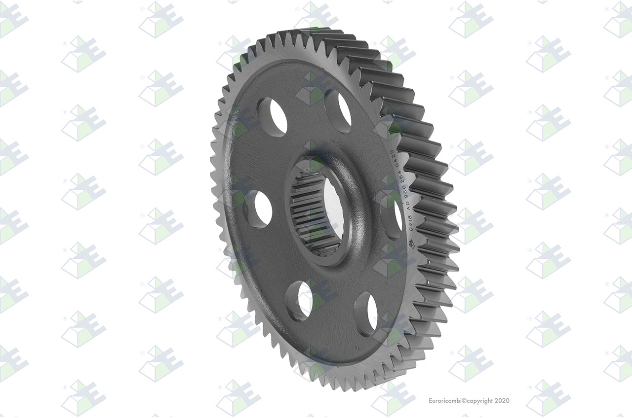 RETARDER GEAR 61 T. suitable to EUROTEC 60005136
