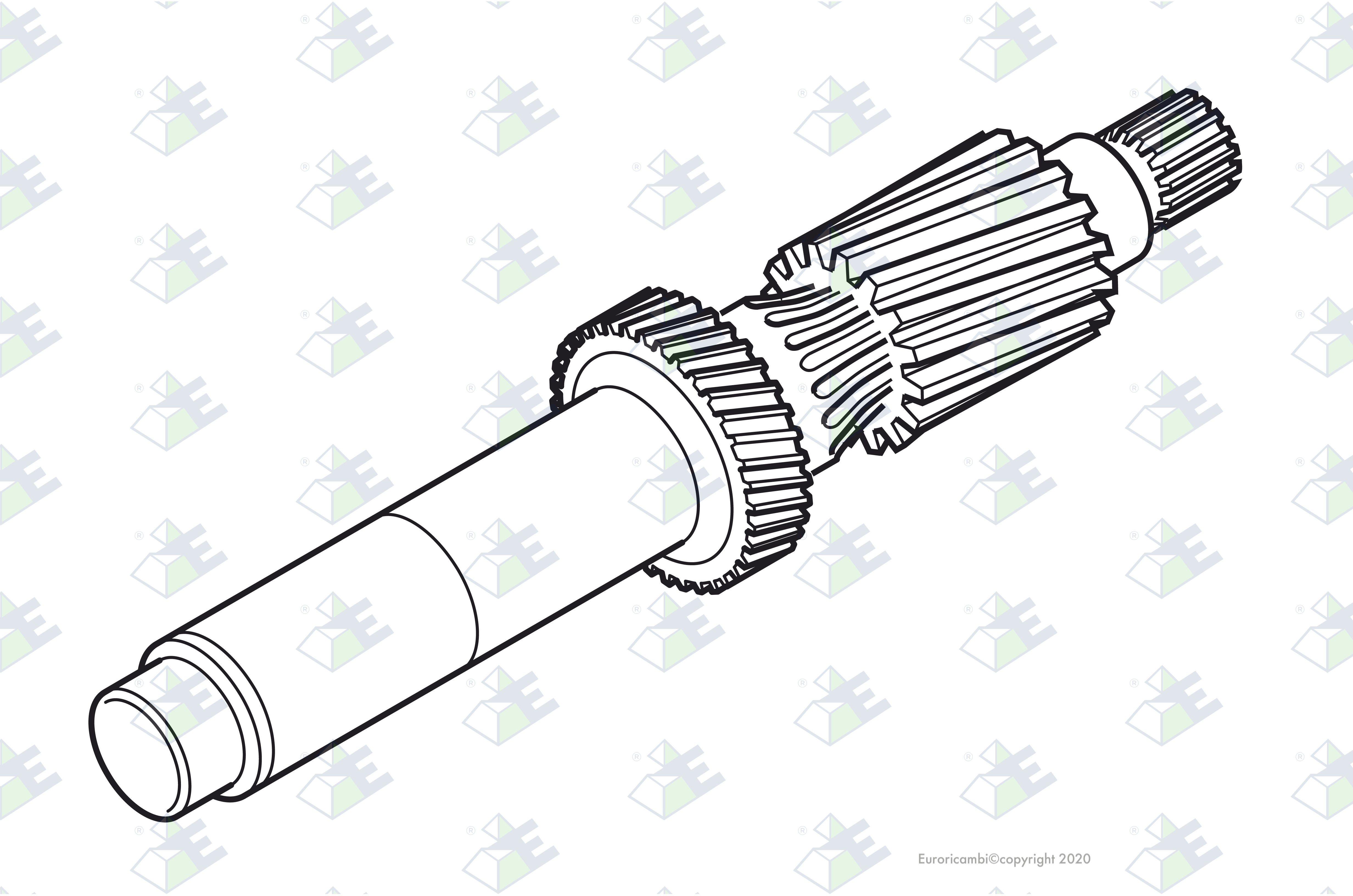 COUNTERSHAFT 13/22 T. suitable to MERCEDES-BENZ 9722631102