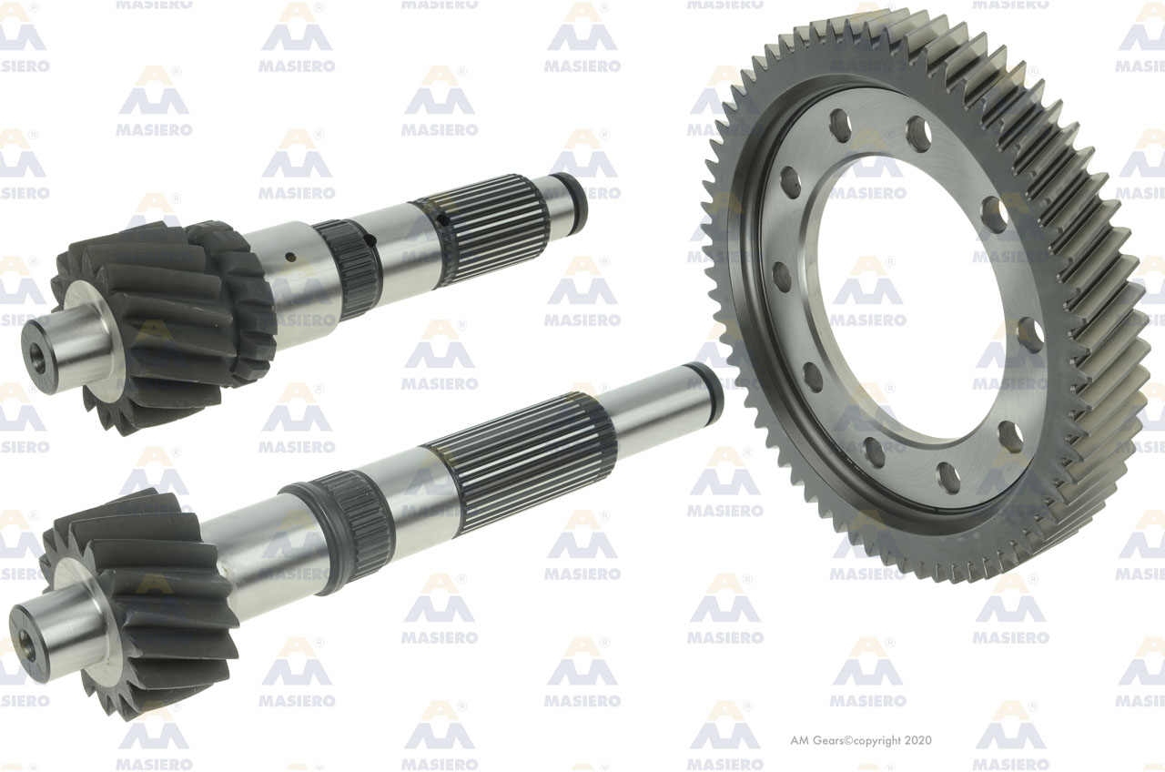 PINION/GEAR SET 16:67 suitable to RENAULT CAR 61516