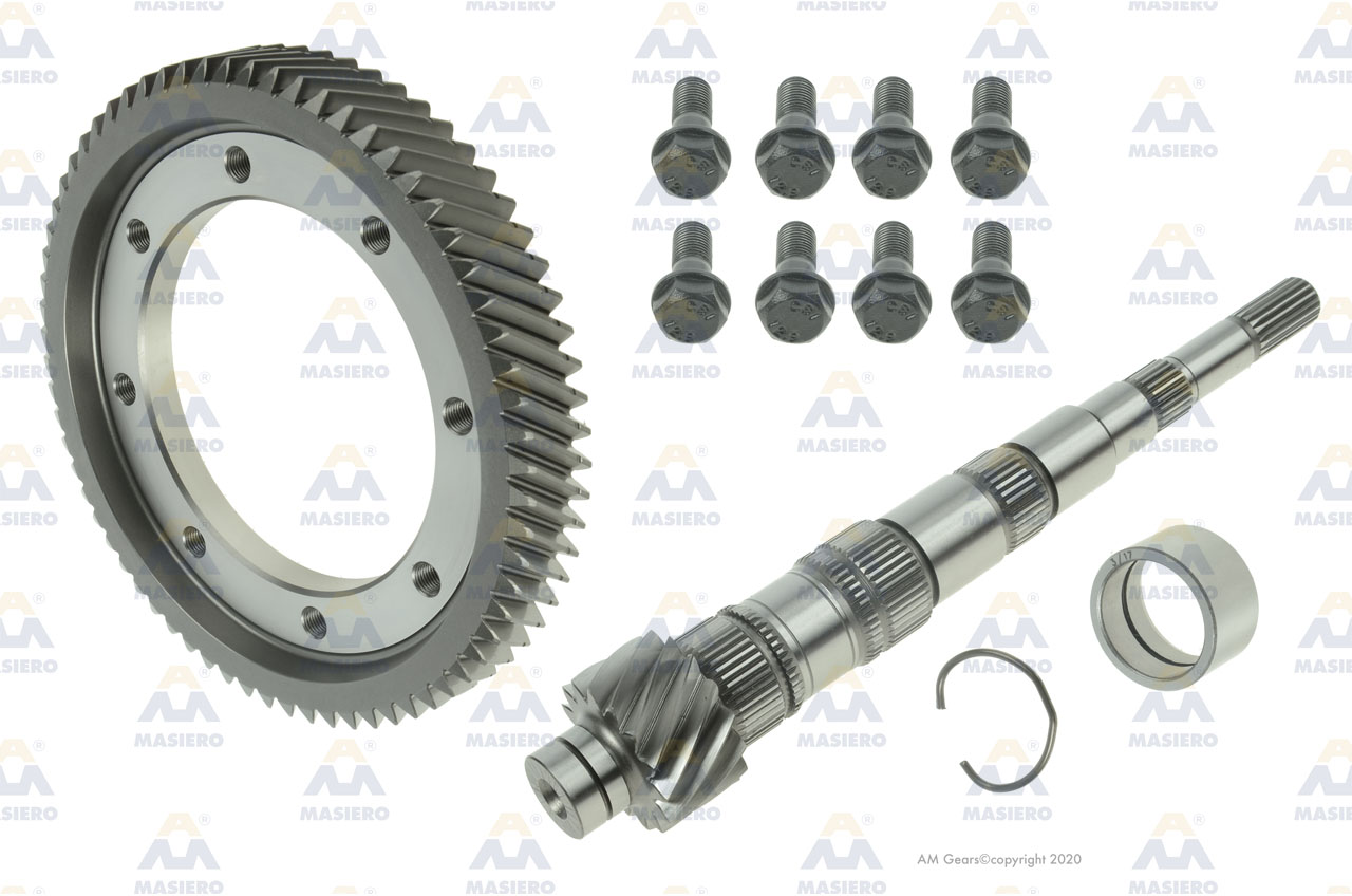 KIT PINION/GEAR SET 68:15 suitable to VOLKSWAGEN 62169