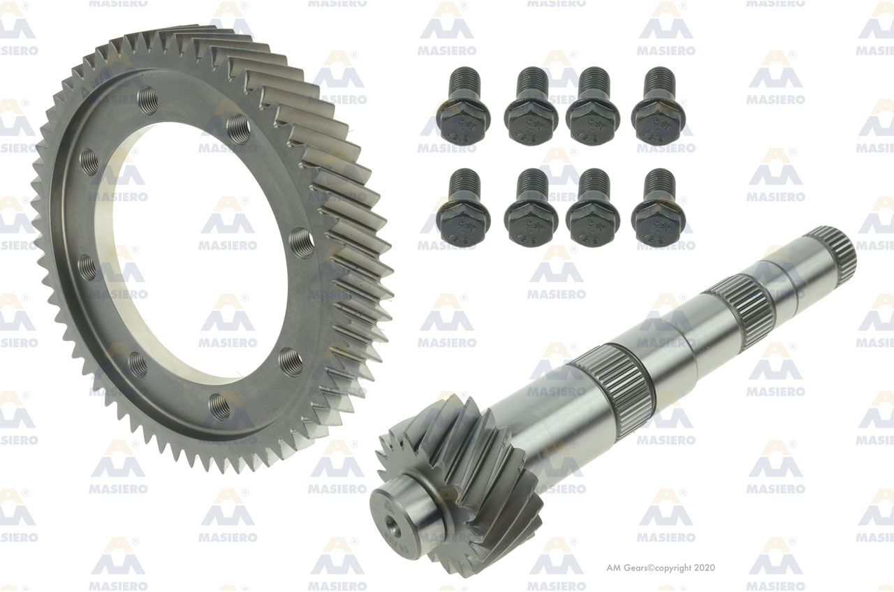 KIT PINION/GEAR SET 61:18 suitable to VOLKSWAGEN 62171