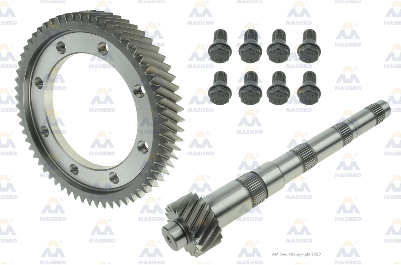 KIT PINION/GEAR SET 61:18 suitable to VOLKSWAGEN 62174