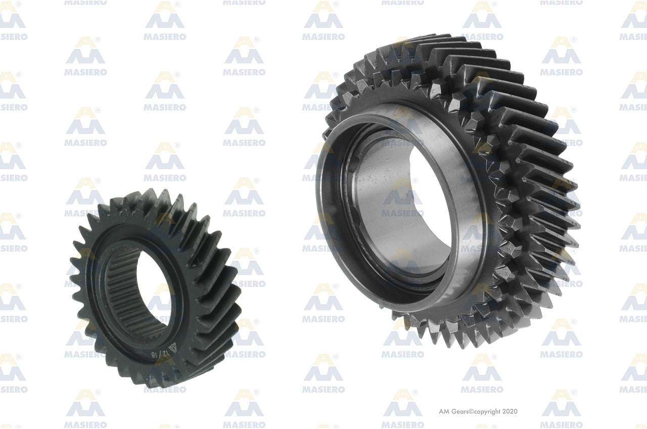 GEARS KIT 5TH 30:48 suitable to EUROTEC 93000024