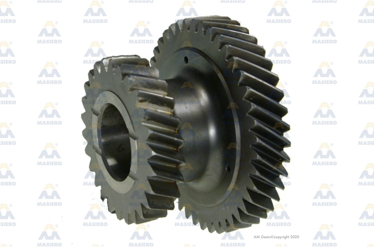 DOUBLE GEAR 26/43 T. suitable to EURORICAMBI 83540005