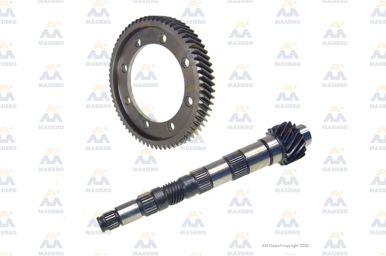 PINION/GEAR SET 68:16 suitable to VOLKSWAGEN 02K409143N