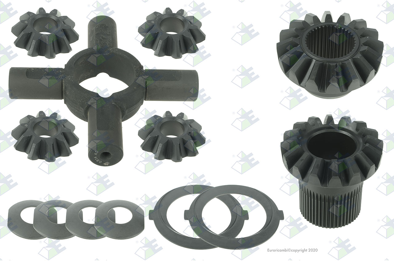 DIFFERENTIAL GEAR KIT suitable to EUROTEC 70000132