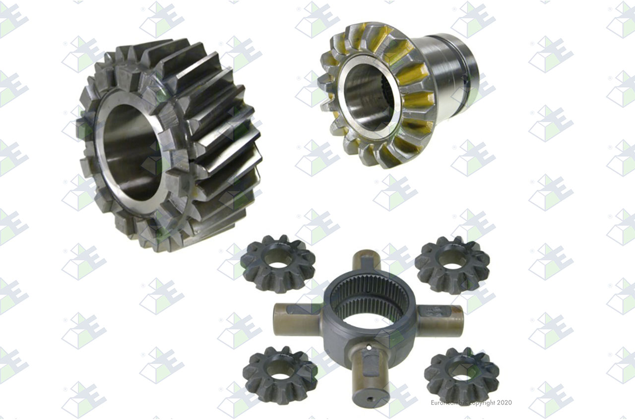 DIFFERENTIAL GEAR KIT suitable to EUROTEC 70000750