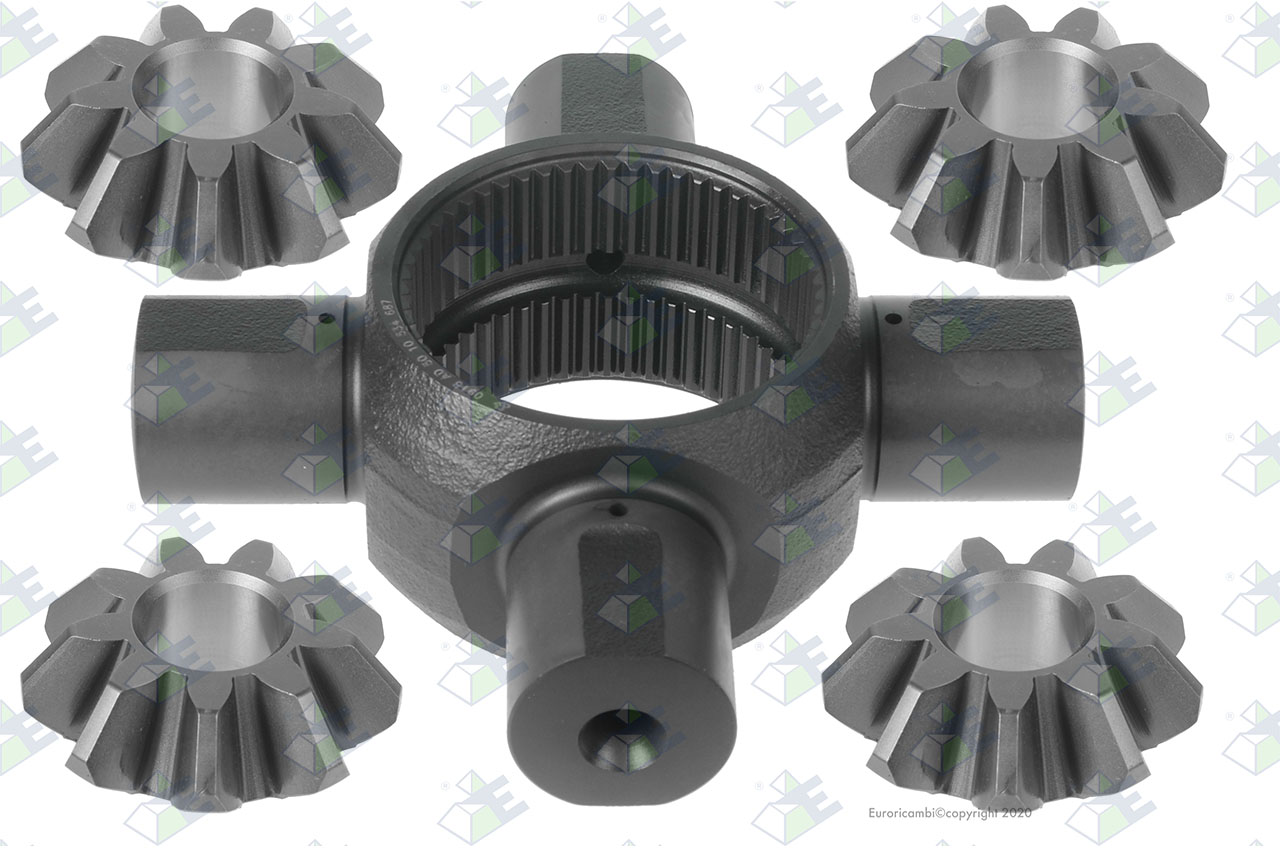 DIFFERENTIAL GEAR KIT suitable to EUROTEC 70000809