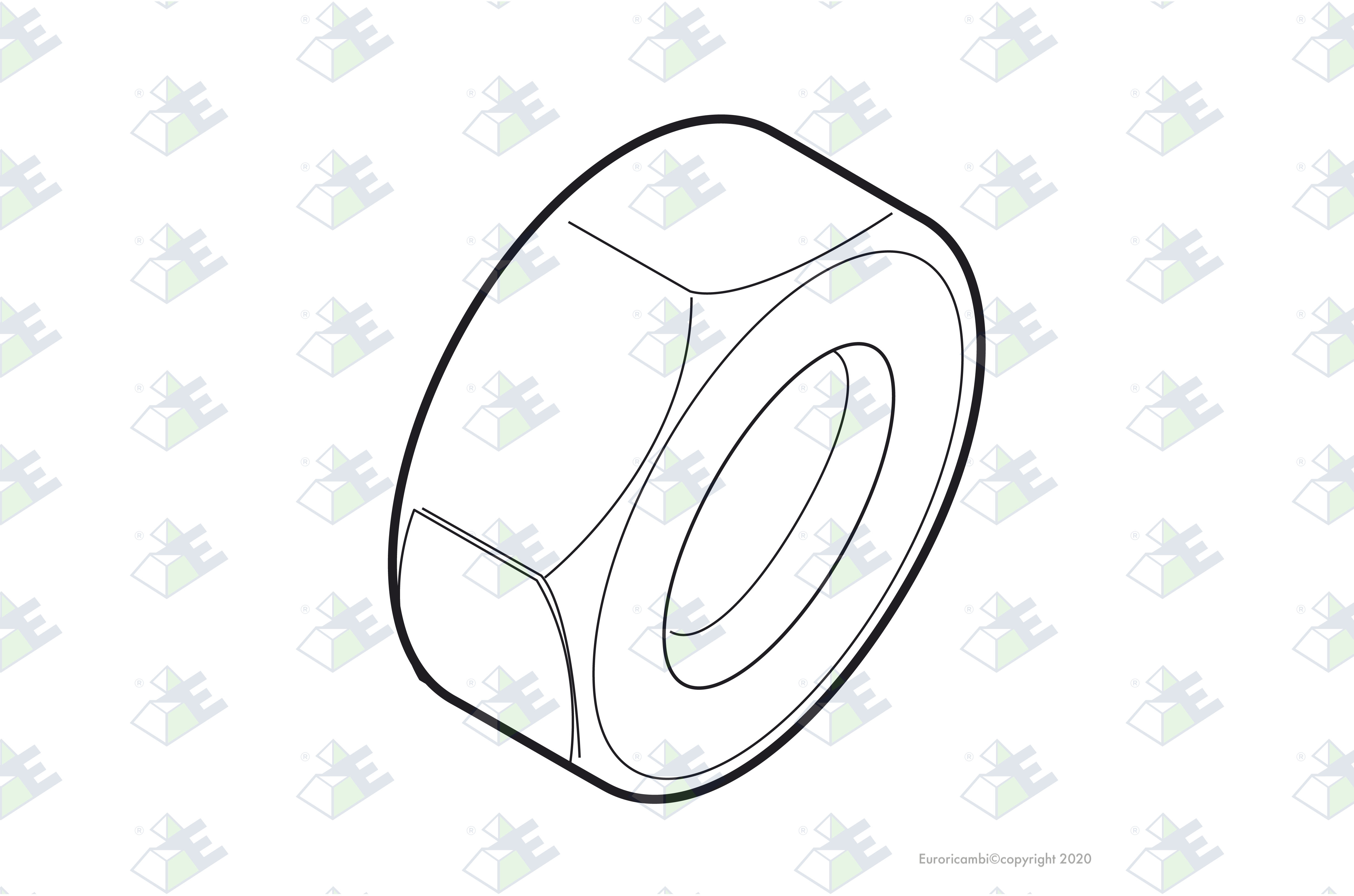 NUT D.18X2,5MM suitable to EUROTEC 74000167