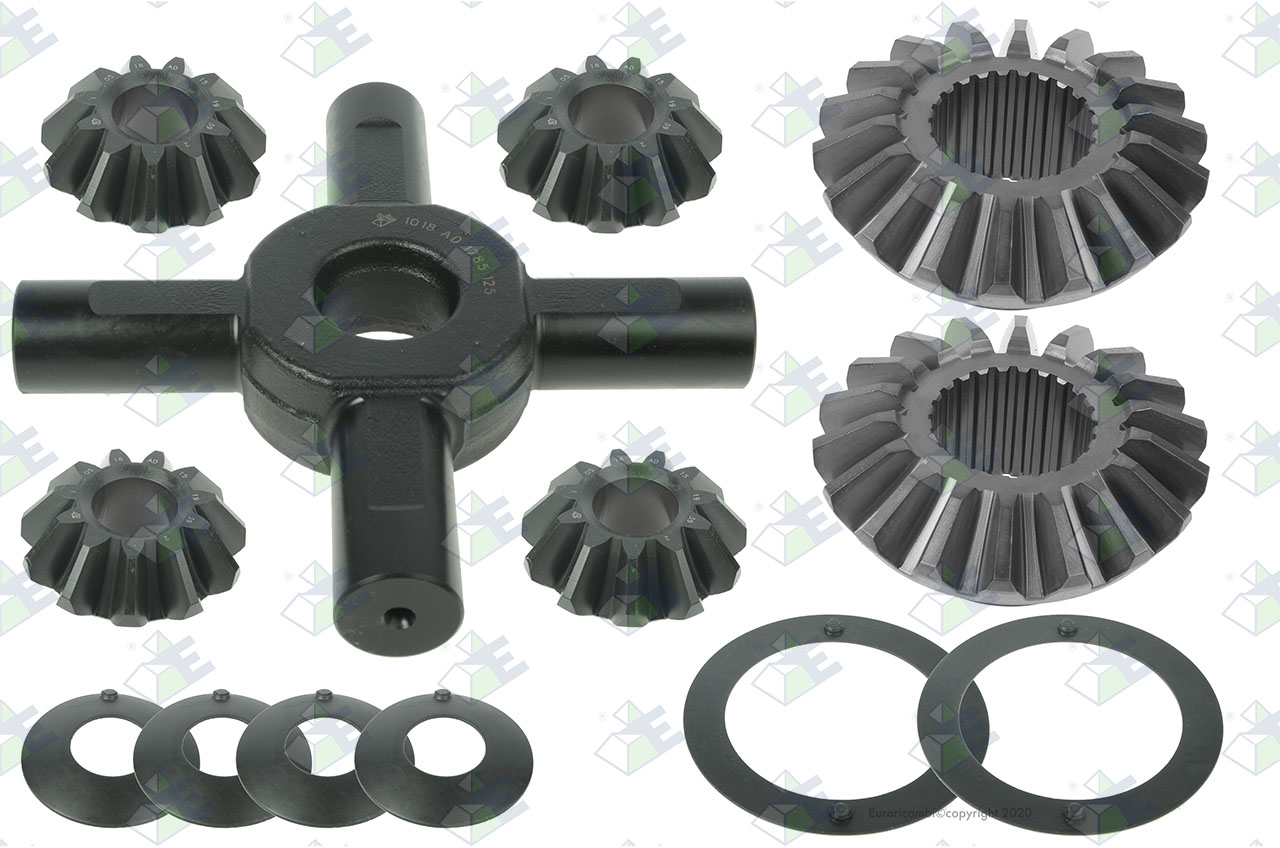 DIFFERENTIAL GEAR KIT suitable to EUROTEC 74000221