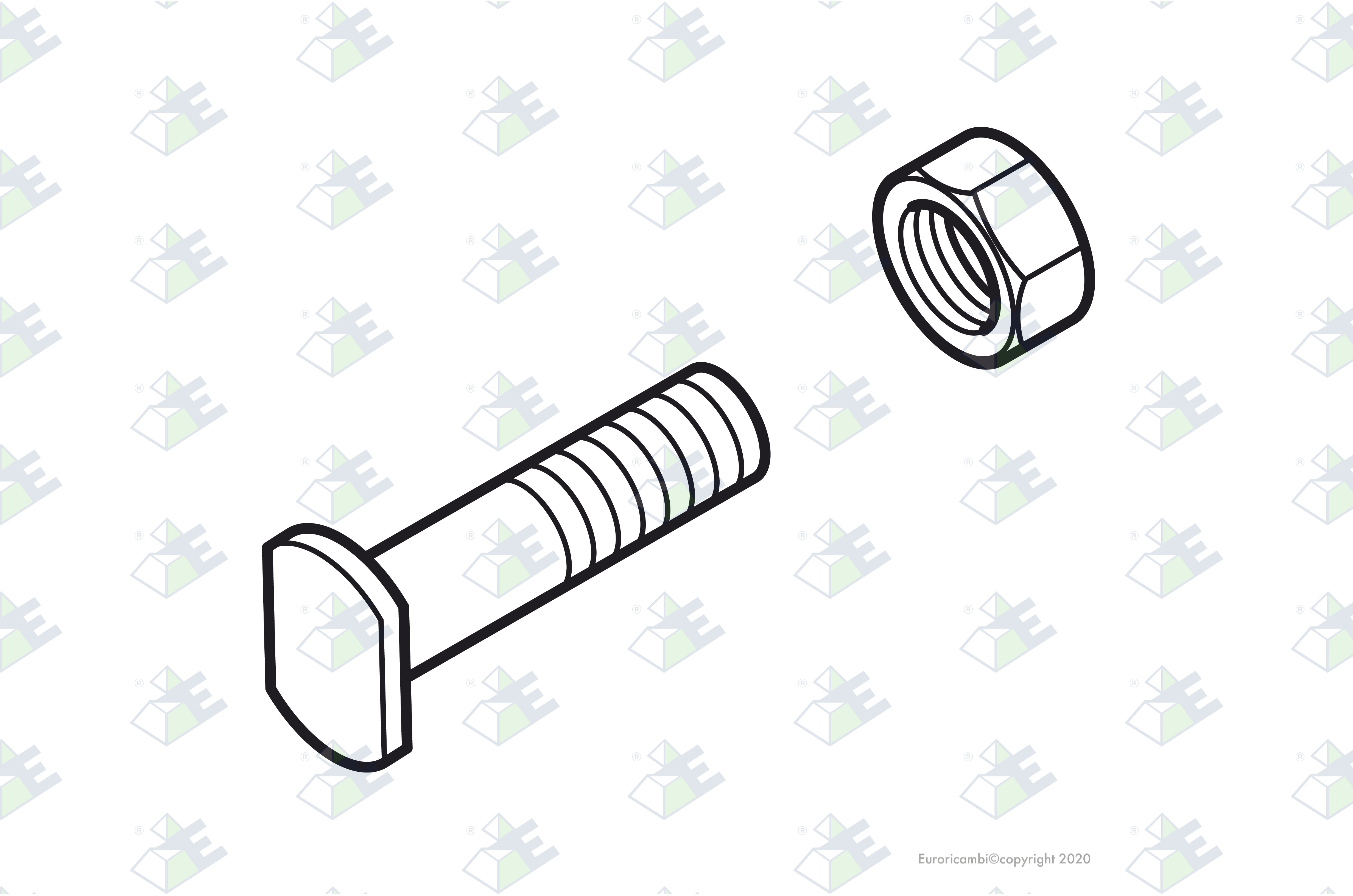 NUTS+SCREWS KIT 18X60X1,5 suitable to S C A N I A 74170515