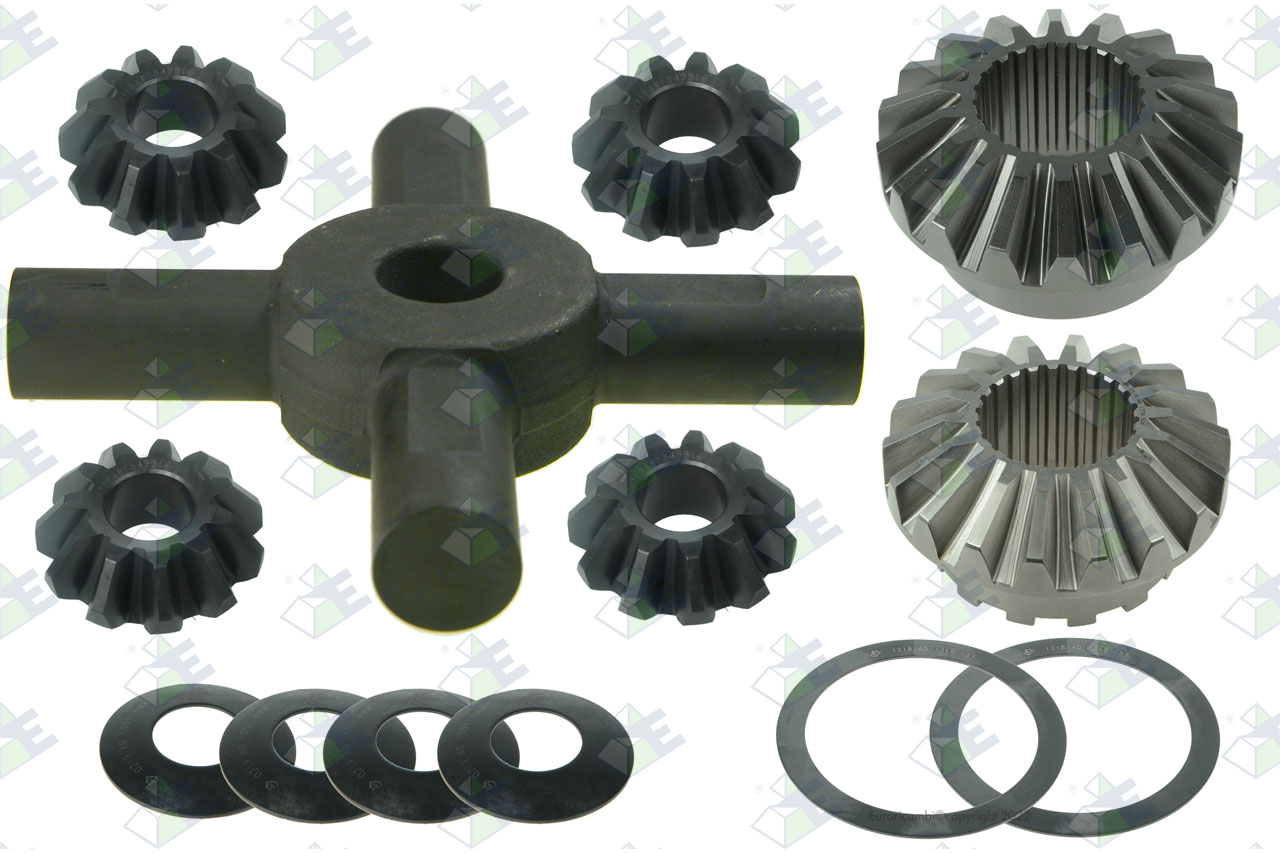 DIFFERENT.GEAR KIT W/LOCK suitable to EUROTEC 74001677