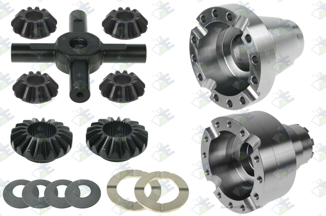 DIFFERENTIAL GEAR KIT suitable to EUROTEC 74002487